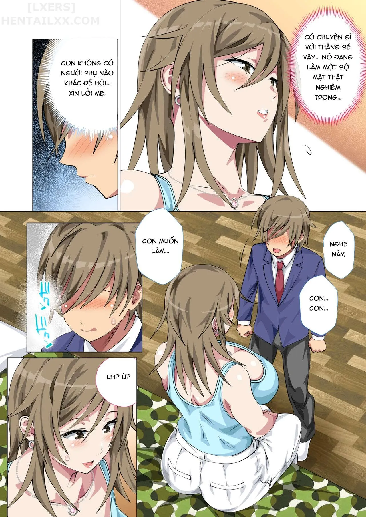 HentaiVN.net - Ảnh 11 - Ijimerarekko no Hahaoya ga Hamedori suru Batsu Game ni Makikomareta Kekka - Chap 1