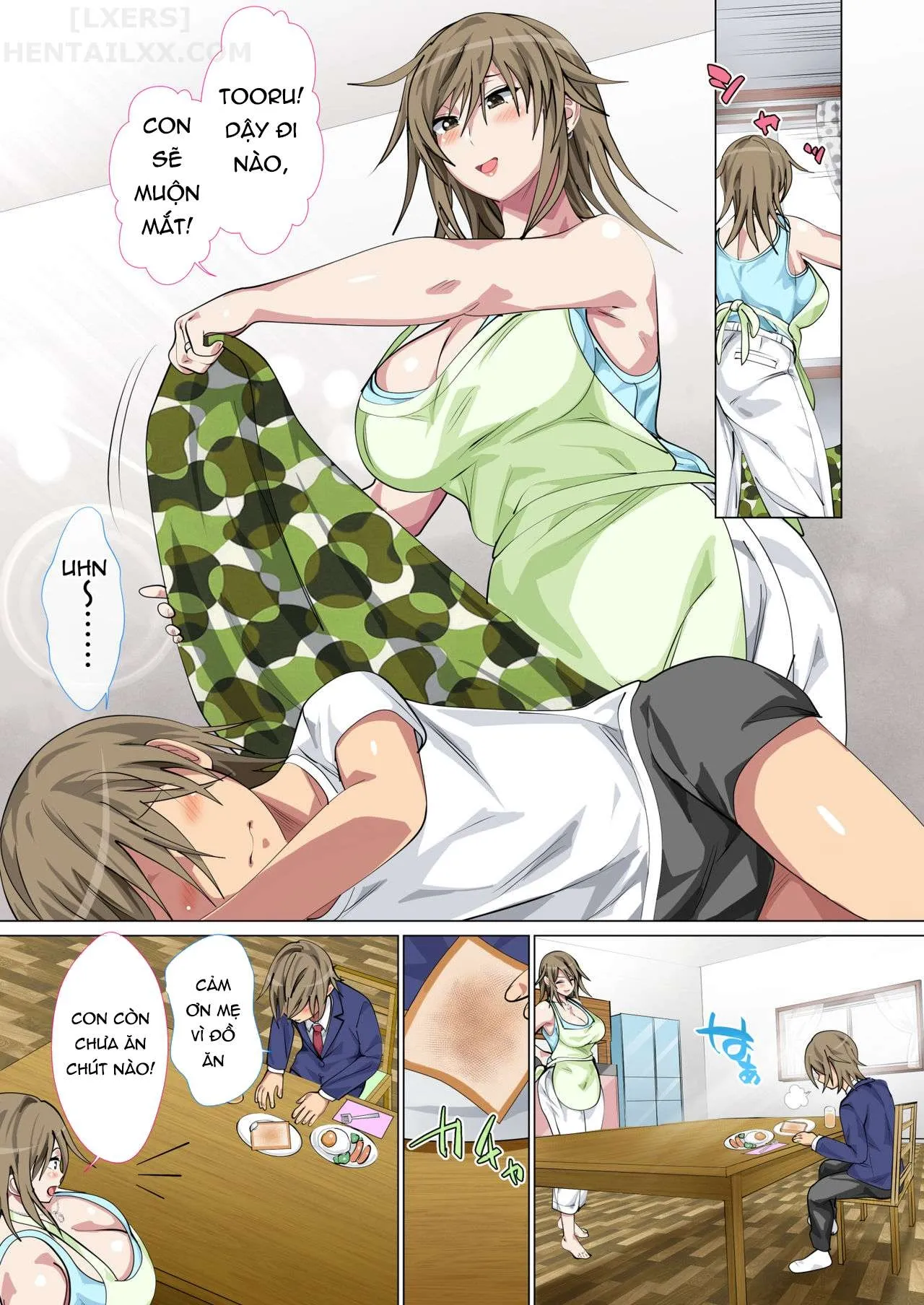 HentaiVN.net - Ảnh 6 - Ijimerarekko no Hahaoya ga Hamedori suru Batsu Game ni Makikomareta Kekka - Chap 1