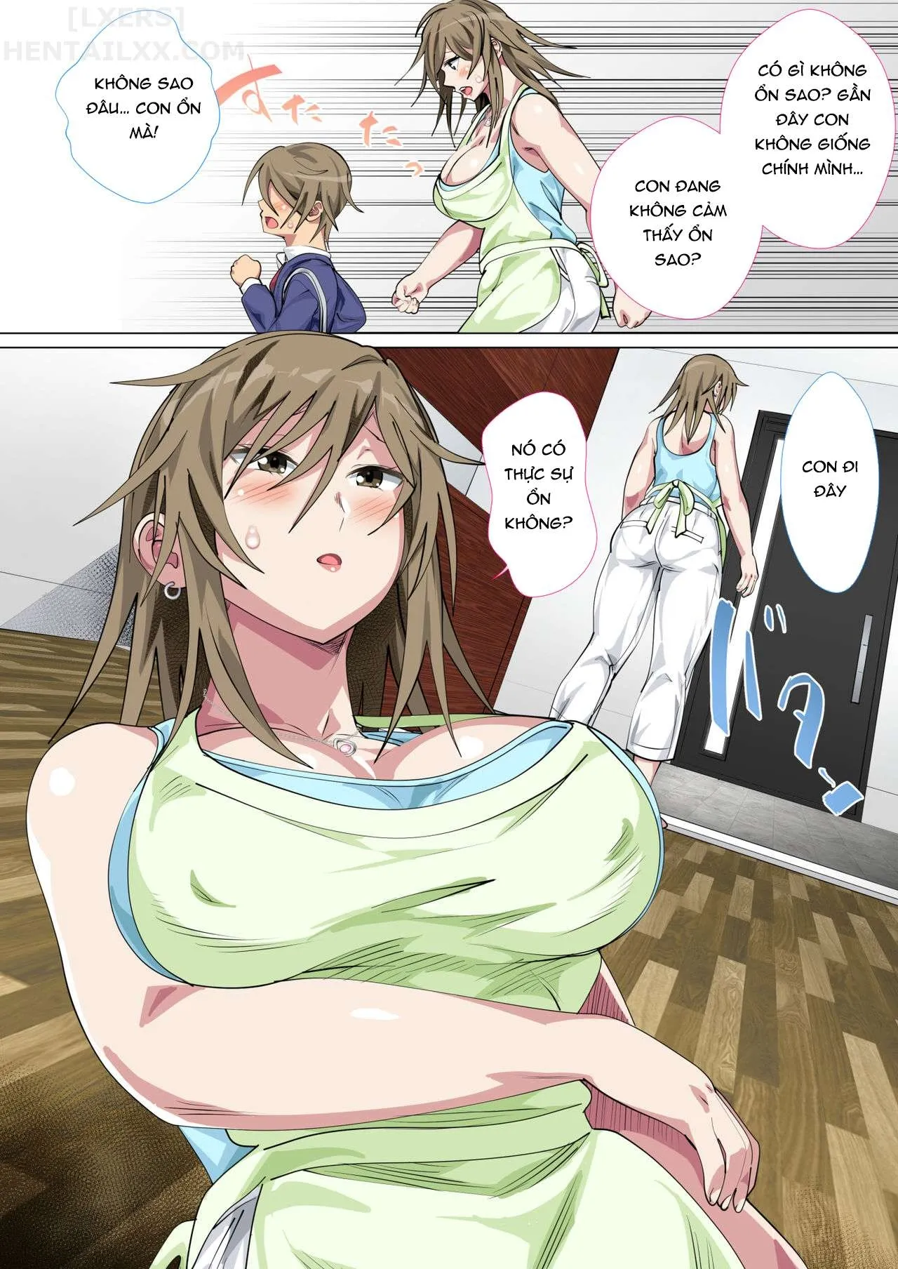 HentaiVN.net - Ảnh 7 - Ijimerarekko no Hahaoya ga Hamedori suru Batsu Game ni Makikomareta Kekka - Chap 1