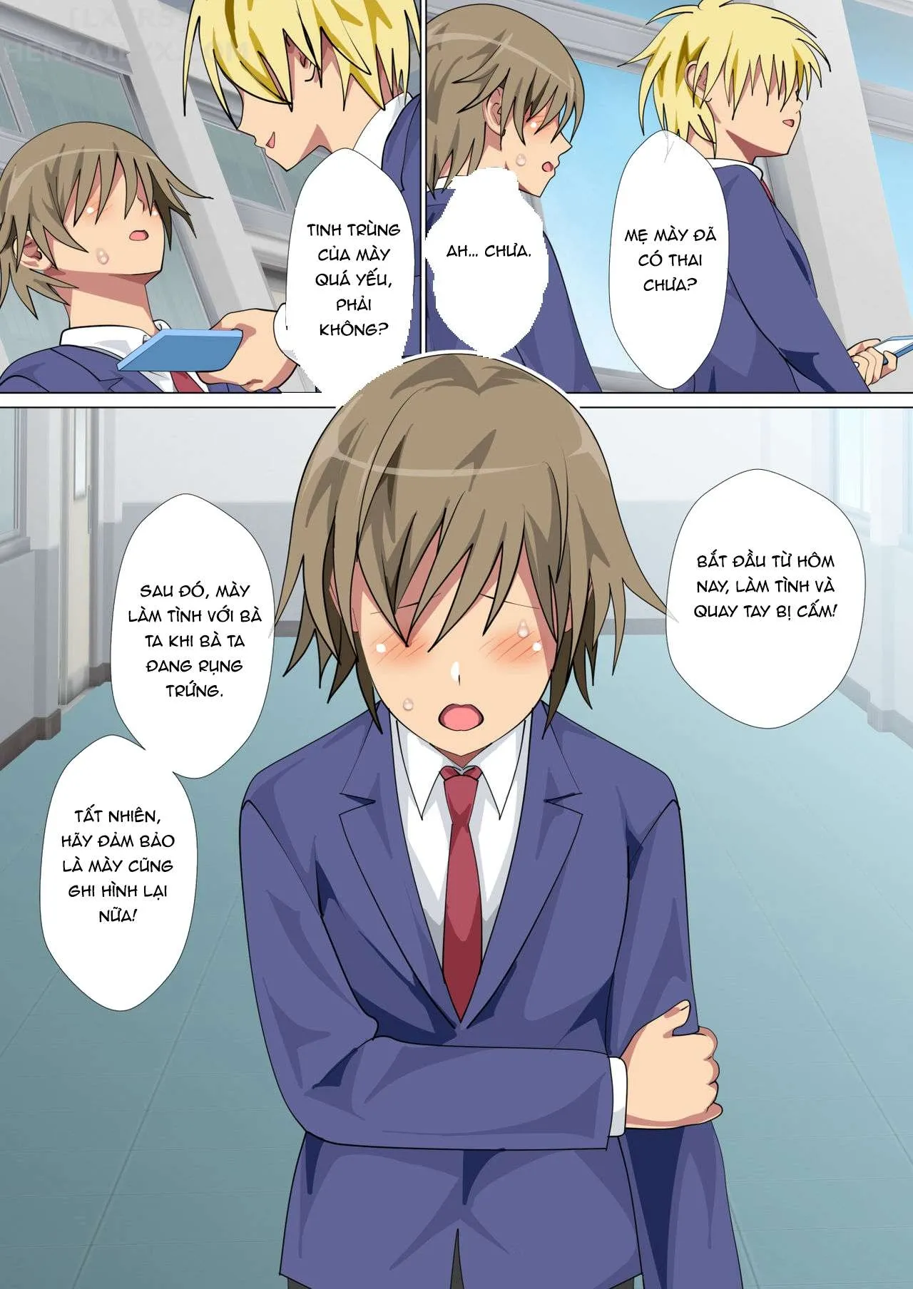 HentaiVN.net - Ảnh 4 - Ijimerarekko no Hahaoya ga Hamedori suru Batsu Game ni Makikomareta Kekka - Chap 5