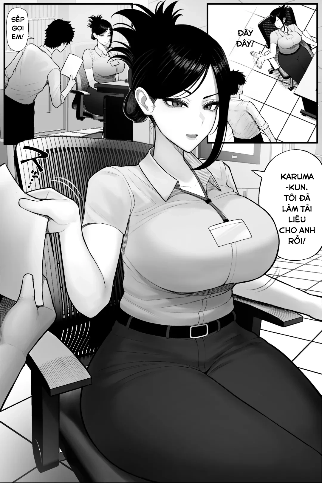 HentaiVN.net - Ảnh 3 - Hap Diem nàng sếp thích cosplay của tôi! - 1shot