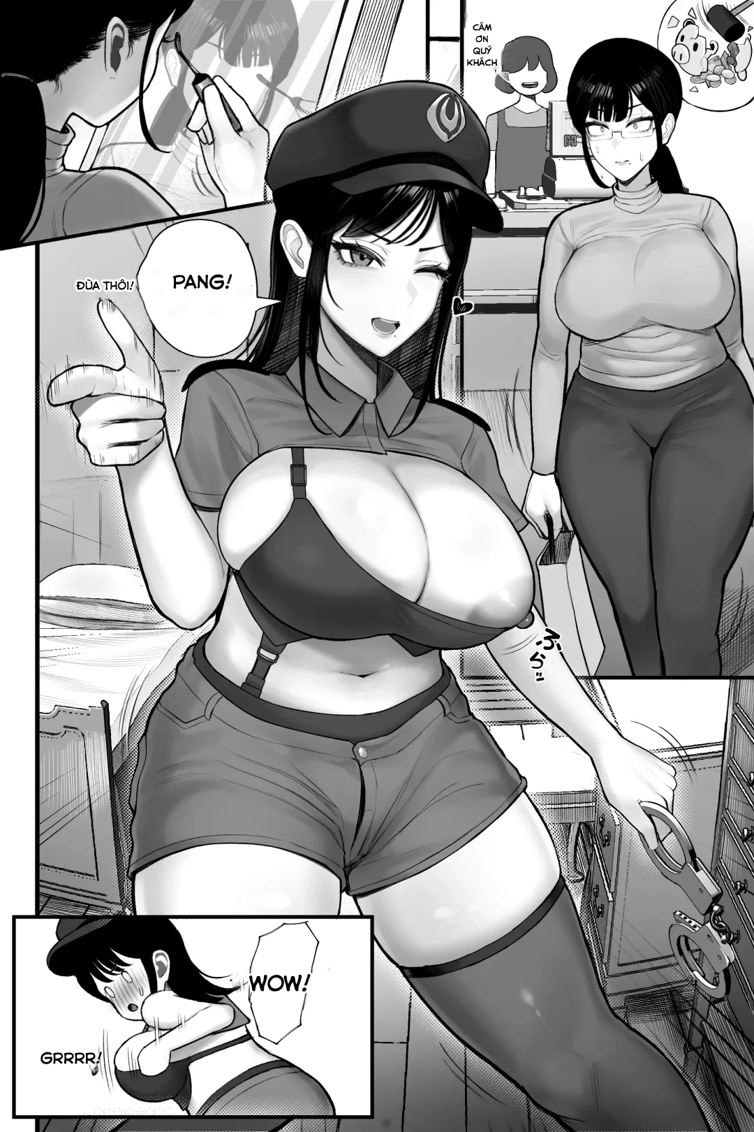 HentaiVN.net - Ảnh 9 - Hap Diem nàng sếp thích cosplay của tôi! - 1shot