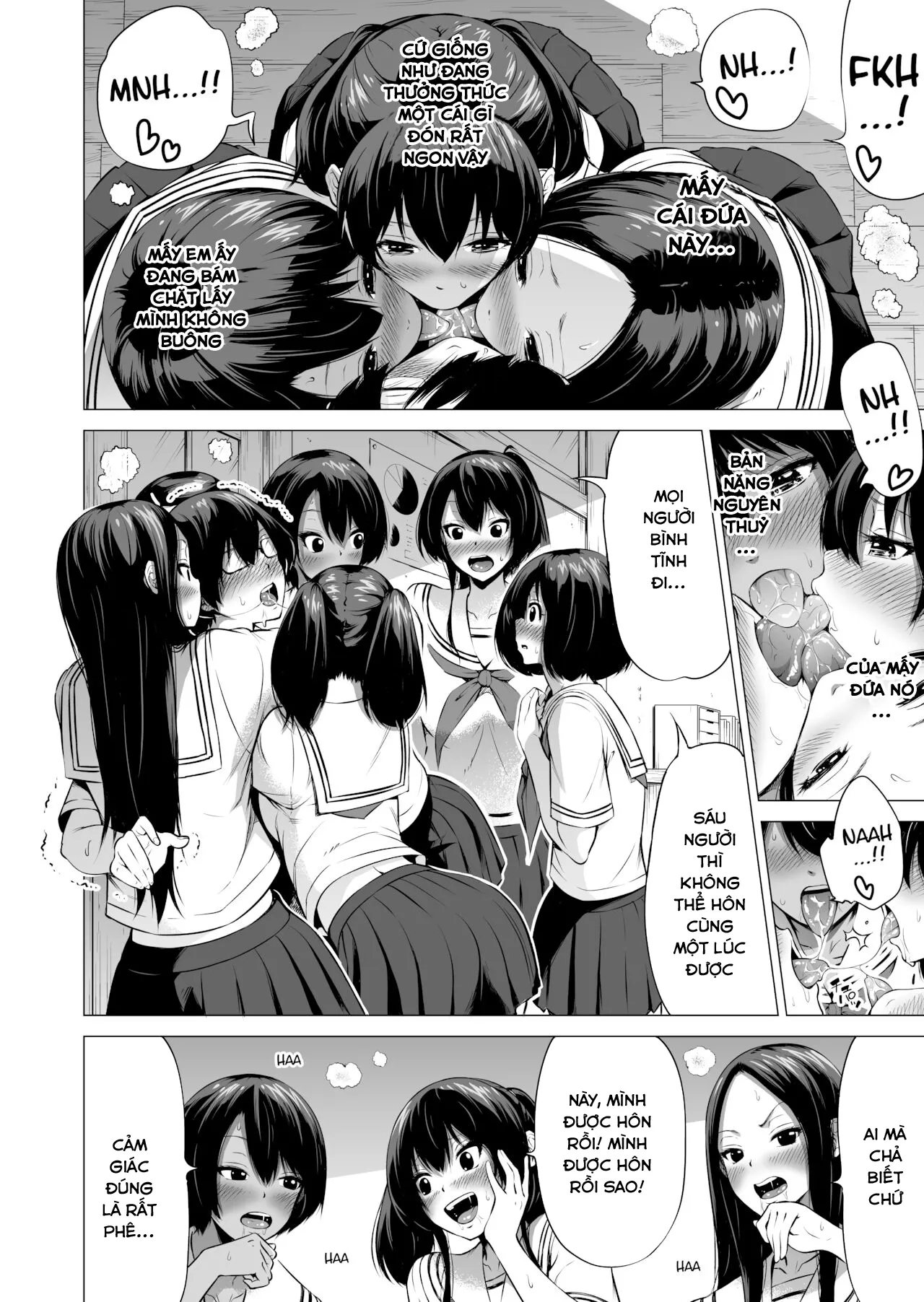 HentaiVN.net - Ảnh 5 - Nanaka no Rakuen ~Inaka no Gakkou de Bishoujo Harem [Nanaka's Paradise ~A School In The Countryside With A Harem Of Beautiful Girls♥️] - Chap 1 ~ Playing Everyones Lover