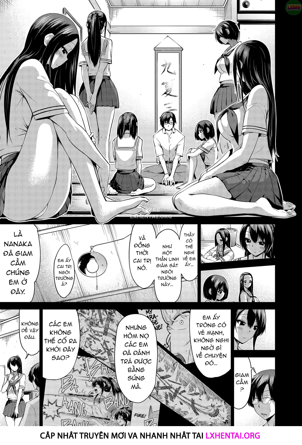 HentaiVN.net - Ảnh 42 - Nanaka no Rakuen ~Inaka no Gakkou de Bishoujo Harem [Nanaka's Paradise ~A School In The Countryside With A Harem Of Beautiful Girls♥️] - Chap 4: Playing Doctor