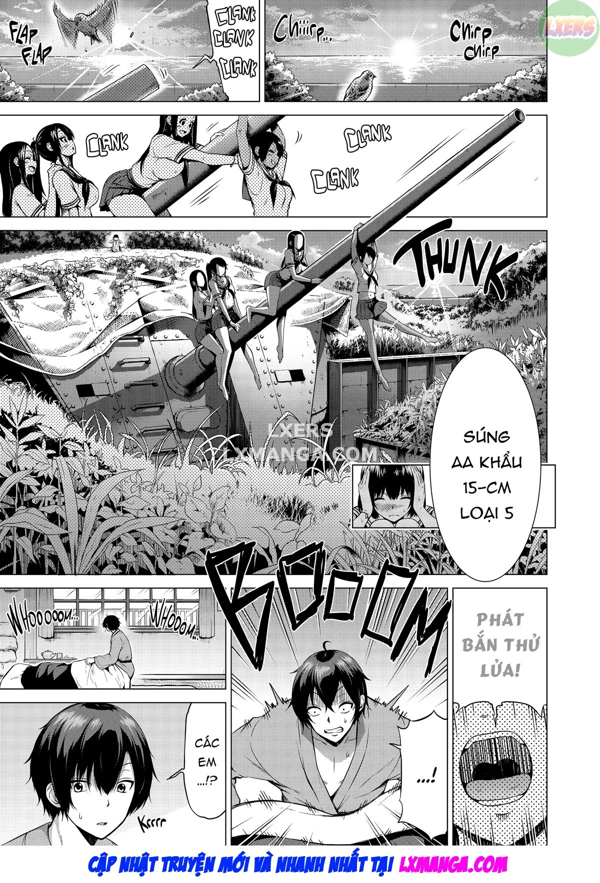 HentaiVN.net - Ảnh 5 - Nanaka no Rakuen ~Inaka no Gakkou de Bishoujo Harem [Nanaka's Paradise ~A School In The Countryside With A Harem Of Beautiful Girls♥️] - Chap 5: Slippery Sisters