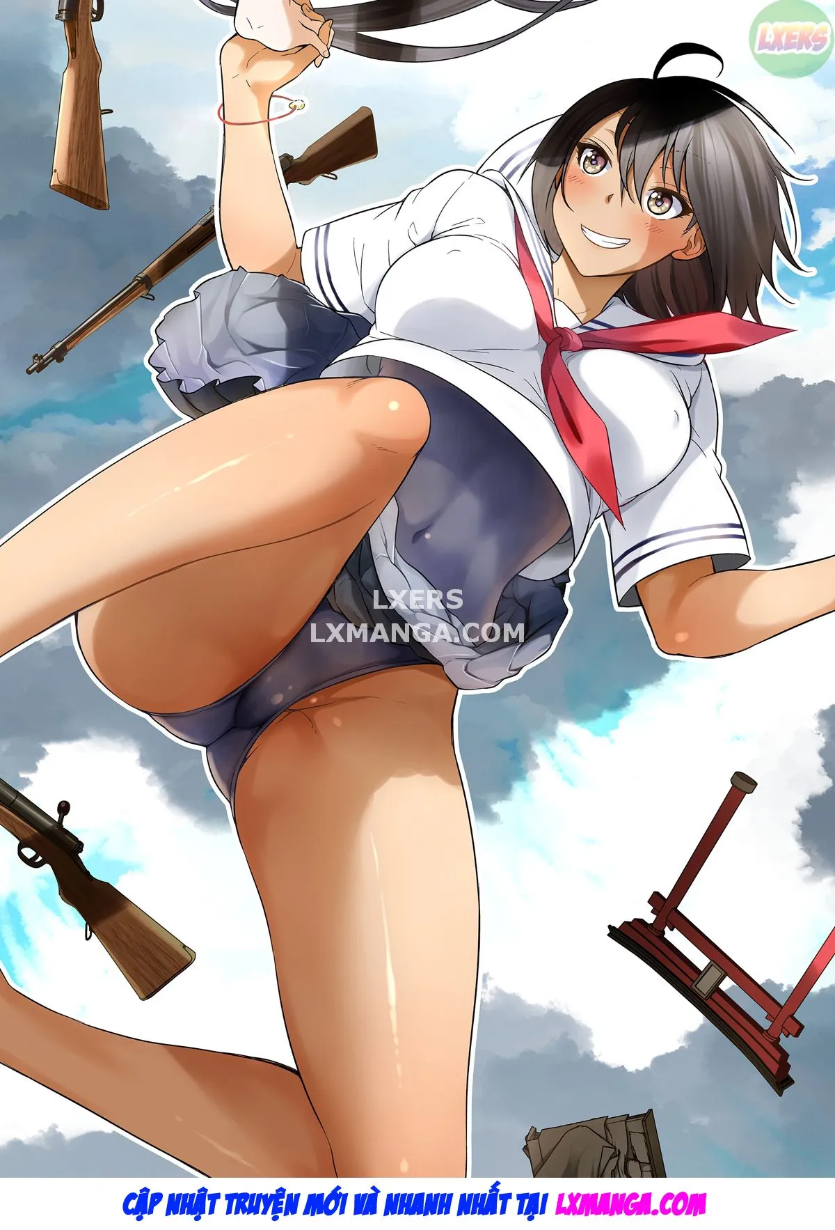 HentaiVN.net - Ảnh 57 - Nanaka no Rakuen ~Inaka no Gakkou de Bishoujo Harem [Nanaka's Paradise ~A School In The Countryside With A Harem Of Beautiful Girls♥️] - Chap 5: Slippery Sisters