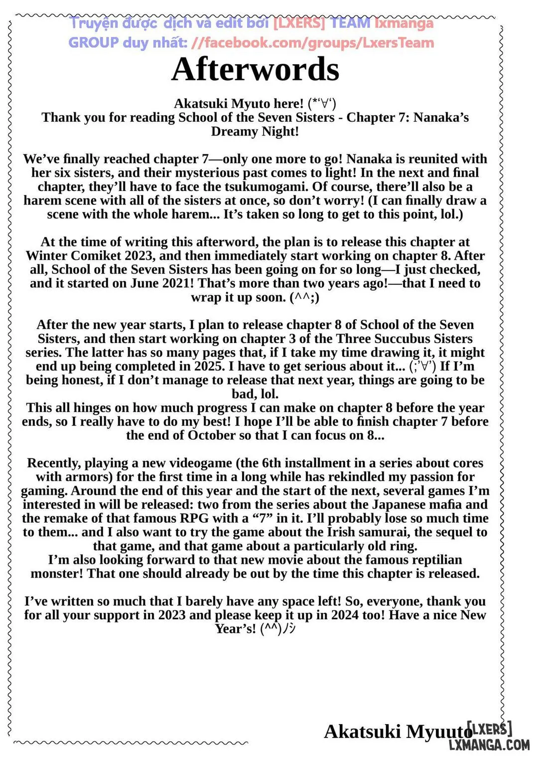 HentaiVN.net - Ảnh 63 - Nanaka no Rakuen ~Inaka no Gakkou de Bishoujo Harem [Nanaka's Paradise ~A School In The Countryside With A Harem Of Beautiful Girls♥️] - Chap 7