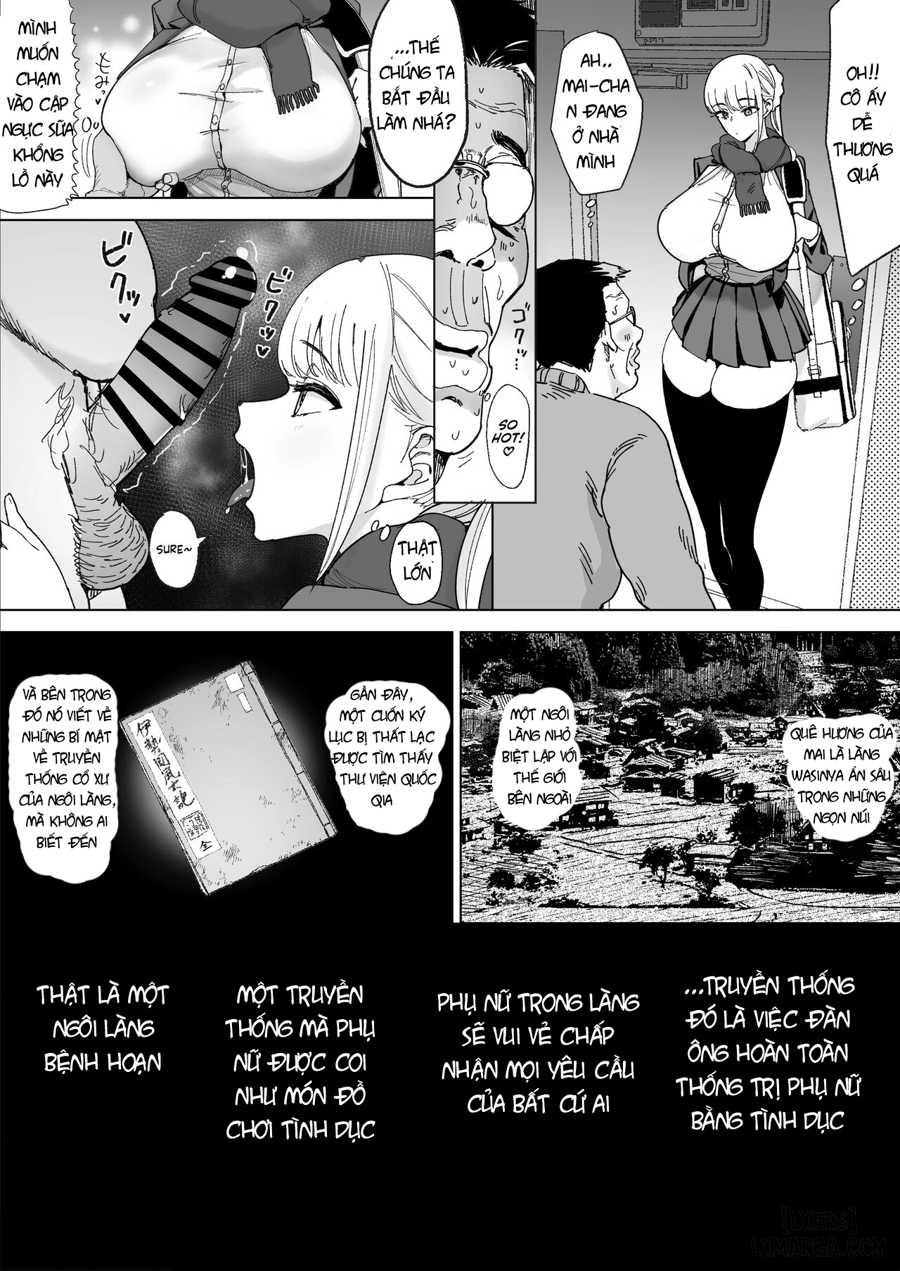 HentaiVN.net - Ảnh 9 - Ecchi na Fuushuu ga Aru Kaso Shuuraku no Ohanashi - chap 3