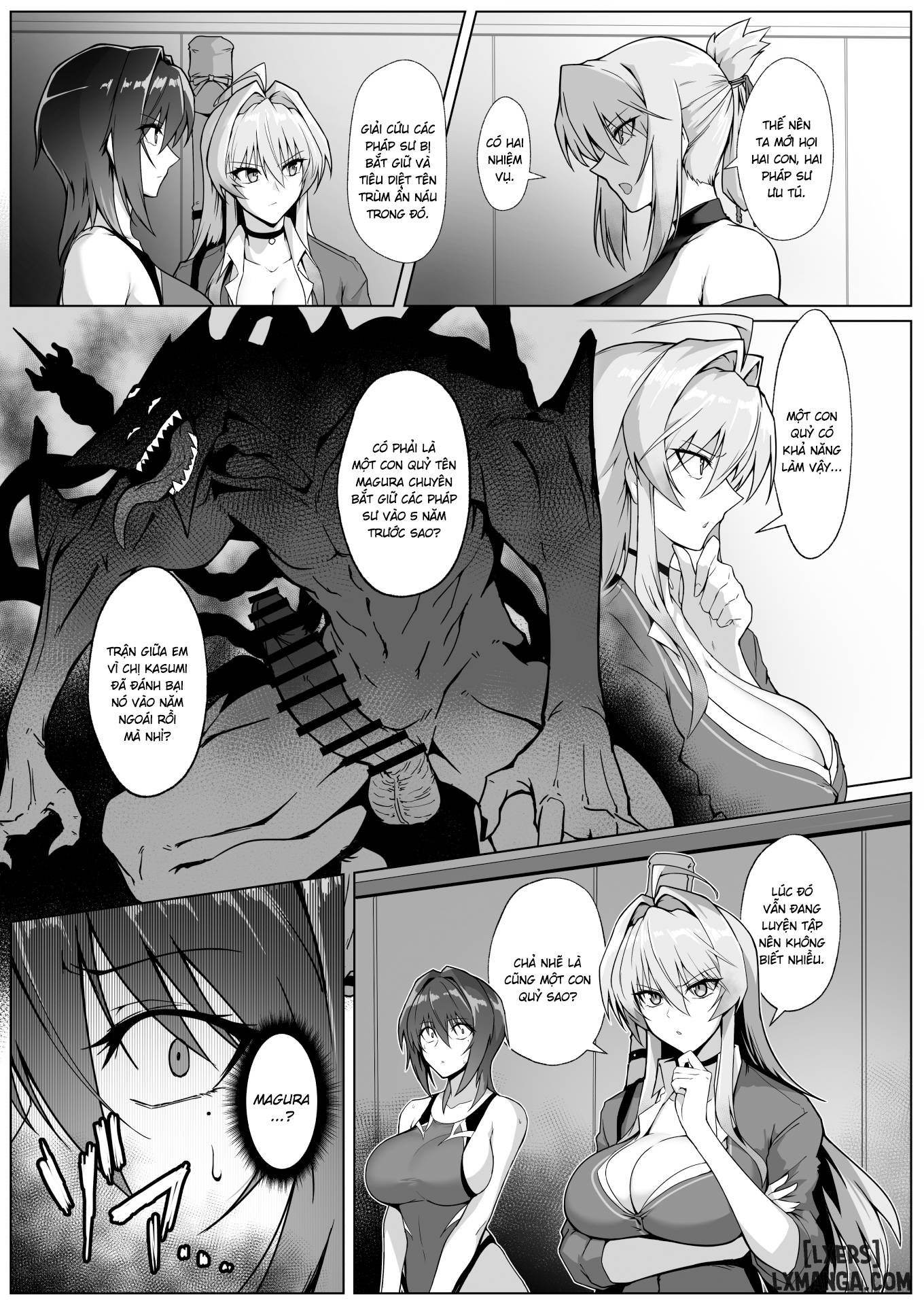 HentaiVN.net - Ảnh 14 - Hama no Miko Ingoku ni Otsu - óneshot