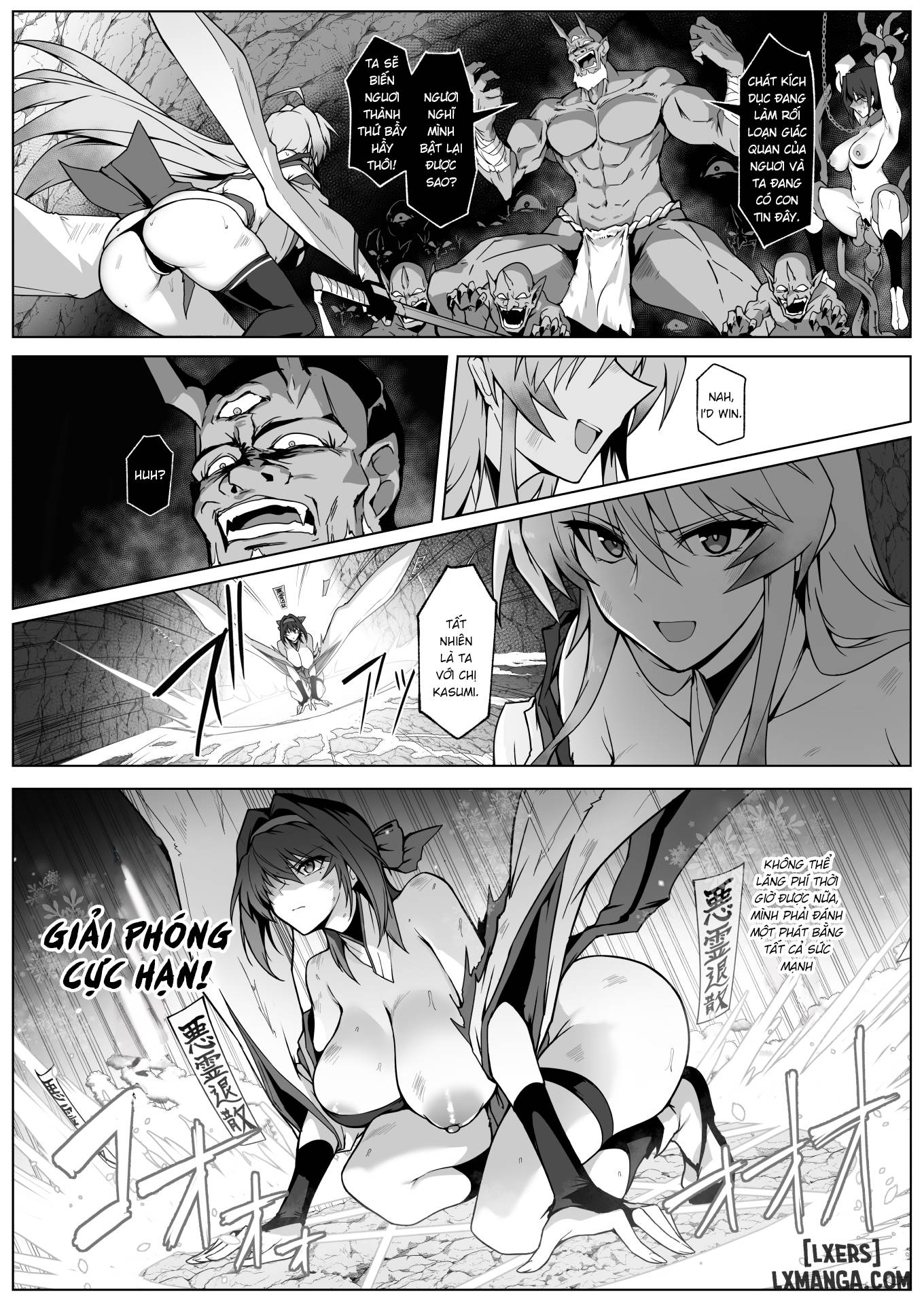 HentaiVN.net - Ảnh 23 - Hama no Miko Ingoku ni Otsu - óneshot