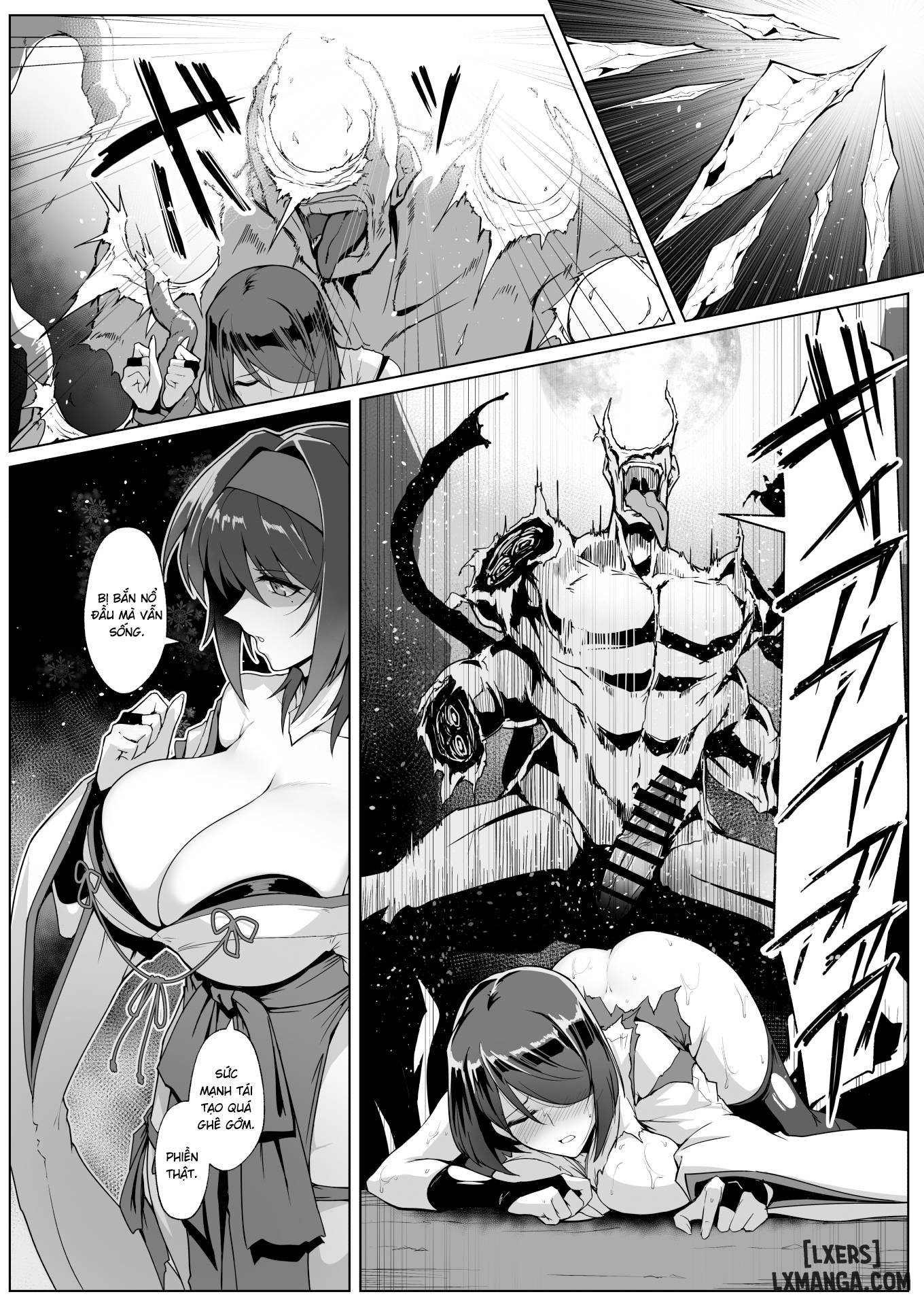 HentaiVN.net - Ảnh 5 - Hama no Miko Ingoku ni Otsu - óneshot