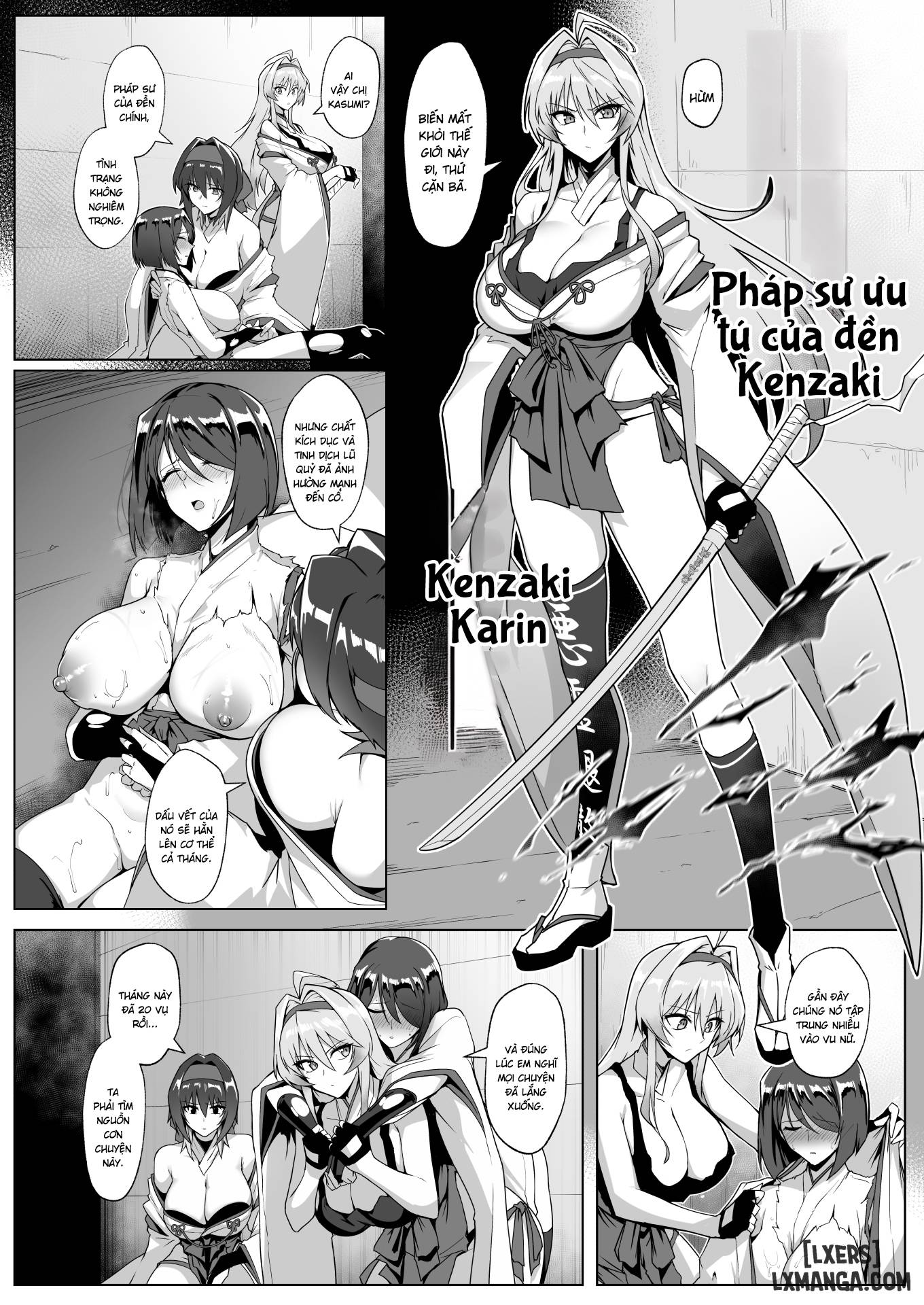 HentaiVN.net - Ảnh 9 - Hama no Miko Ingoku ni Otsu - óneshot