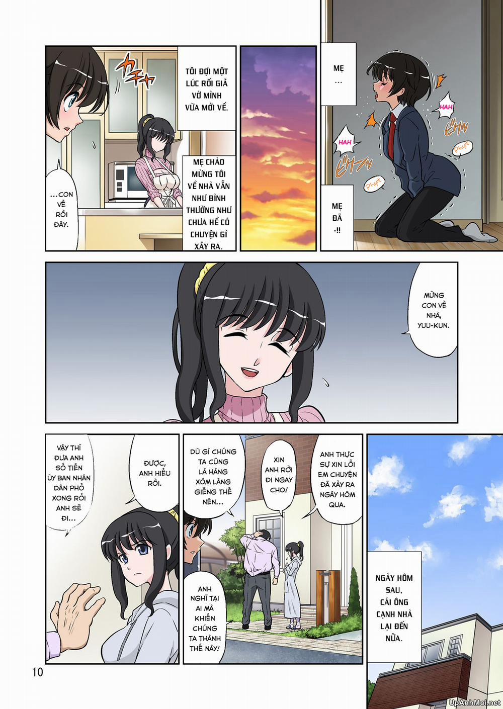 HentaiVN.net - Ảnh 10 - Megami Sugiru Mama ga Tonari no Oyaji ni Tanetsuke Press Sareteita Ken [Mama Was Too Divine So Our Neighbor Did The Mating Press On Her; 女神すぎるママが隣のオヤジに種付けプレスされていた件] - Oneshot