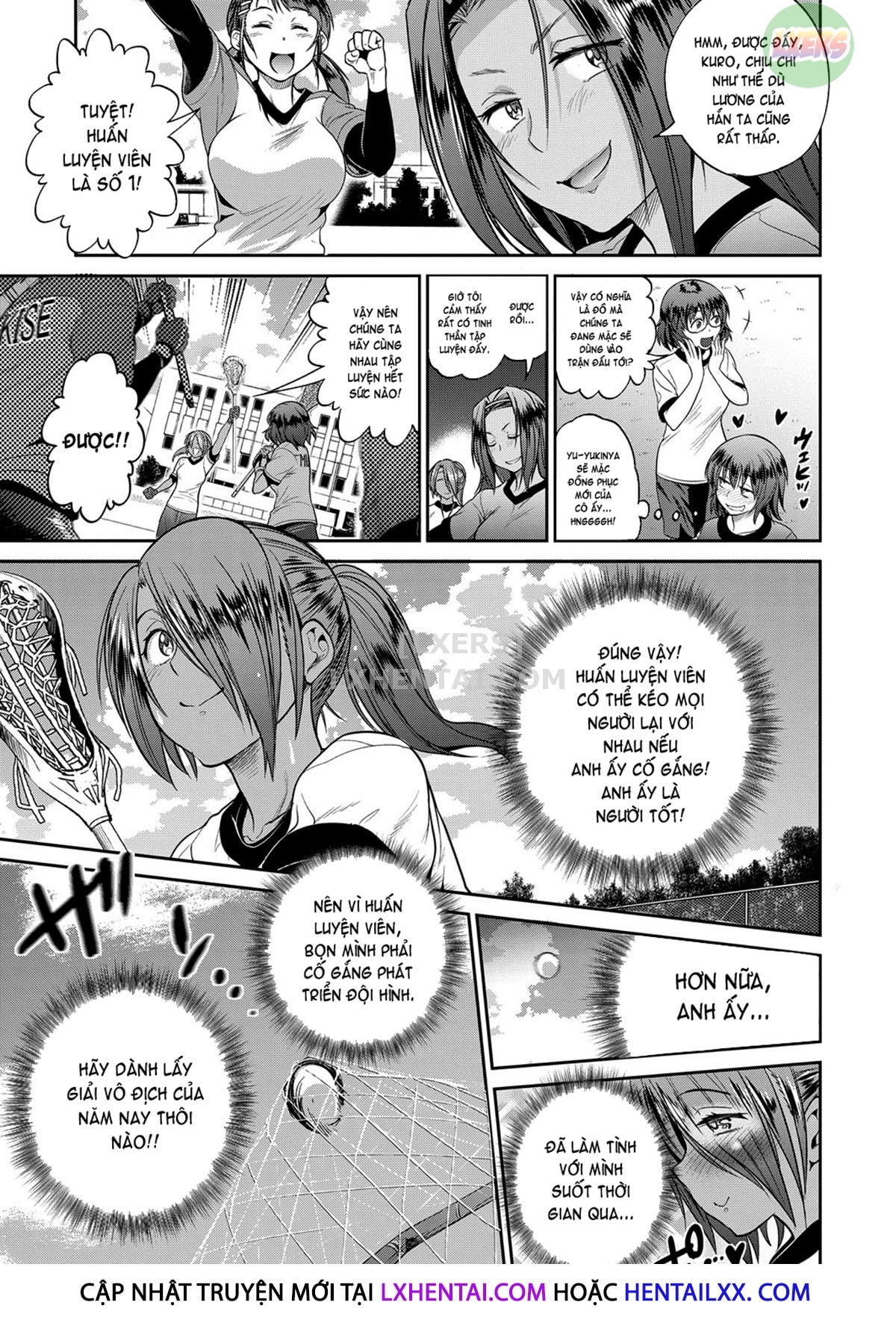 HentaiVN.net - Ảnh 7 - Girls Lacrosse Club ~ 2 Years Later [Thụ Thai Cho Vợ Người Ta] - Chap 1.5