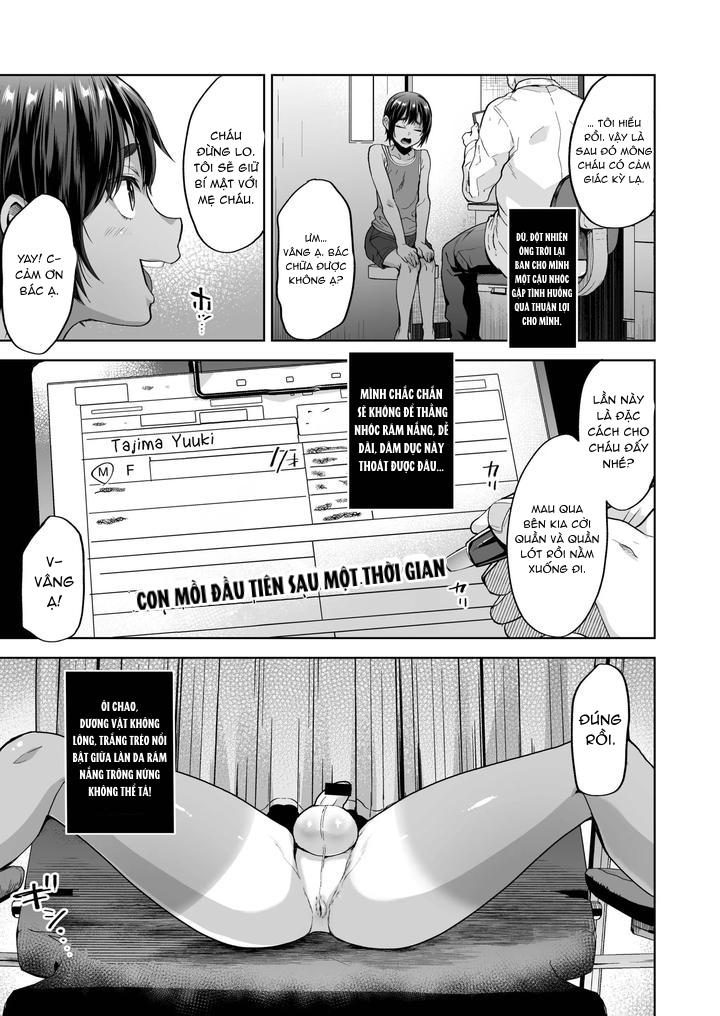 HentaiVN.net - Ảnh 5 - Hiyake shounen to naisho no tokubetsu chiryou - chap 1