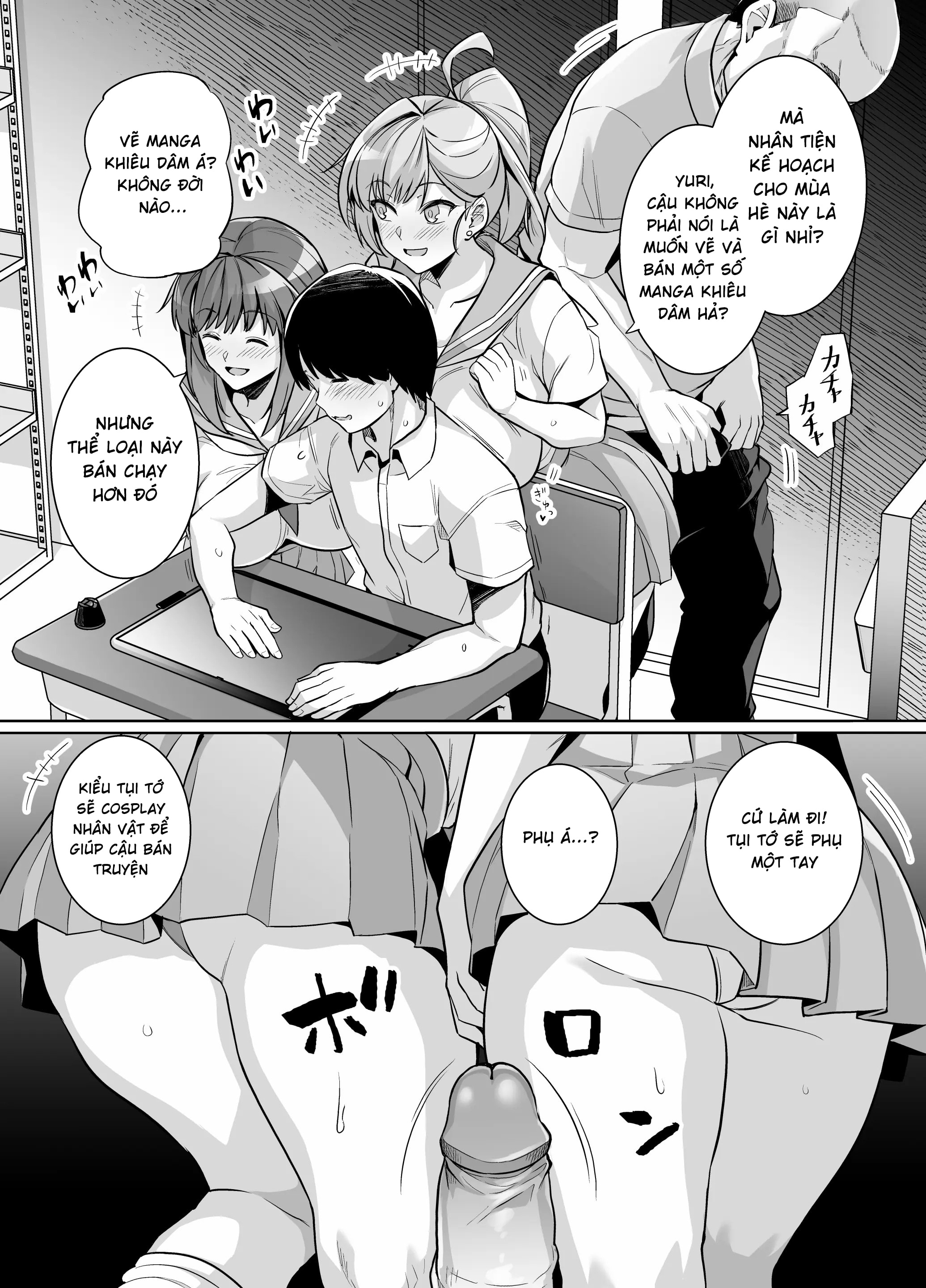 HentaiVN.net - Ảnh 11 - AOHARU TORARE - Tình cảm học đường