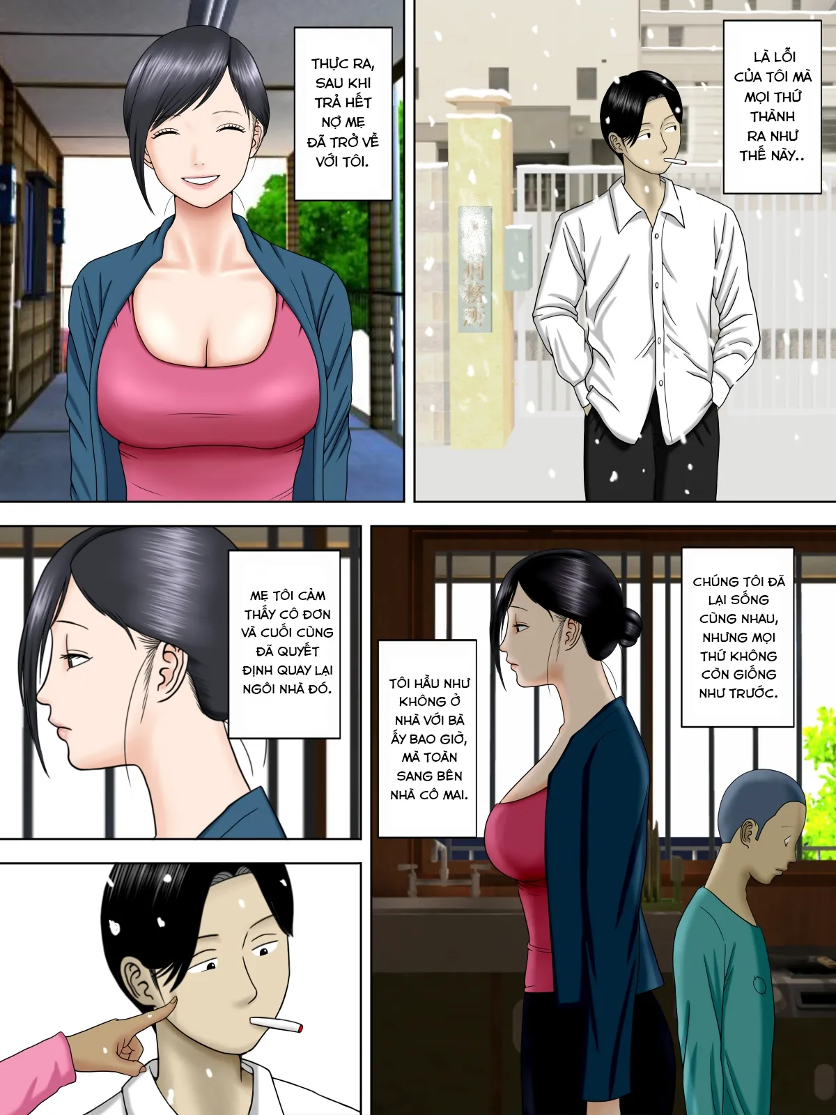 HentaiVN.net - Ảnh 33 - Otto Wa Gokuchuu, Ippou Tsuma Wa... Bangaihen～Bokudake No Fuuzokujou No Hazunanoni... [夫は獄中、一方妻は・・・番外編～僕だけの風俗嬢のはずなのに・・・] - Chap 6 - [END]