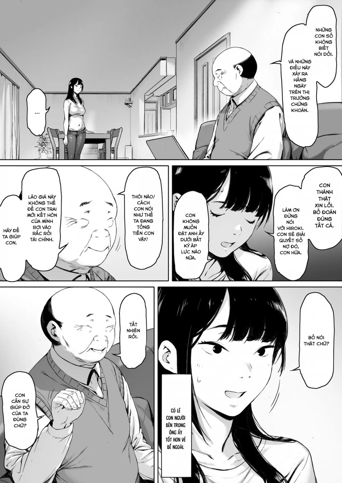 HentaiVN.net - Ảnh 15 - Ánh nhìn của bố chồng [Gifu to Doukyou Suru ni Natta Shiawase na Shinkon Seikatsu o Okuro Hazu datta no ni; 義父と同居することになった 幸せな新婚生活を送るはずだったのに; Now Living with my father-in-law, I was supposed to have a happy newlywed life] - Phần 1 - Chap 1