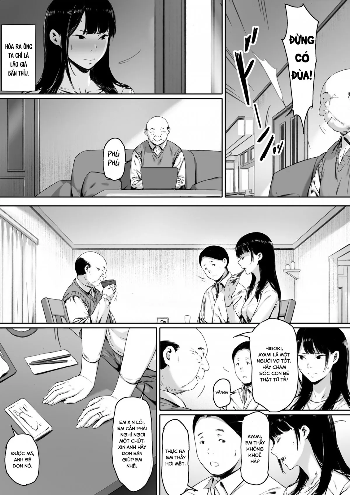 HentaiVN.net - Ảnh 17 - Ánh nhìn của bố chồng [Gifu to Doukyou Suru ni Natta Shiawase na Shinkon Seikatsu o Okuro Hazu datta no ni; 義父と同居することになった 幸せな新婚生活を送るはずだったのに; Now Living with my father-in-law, I was supposed to have a happy newlywed life] - Phần 1 - Chap 1