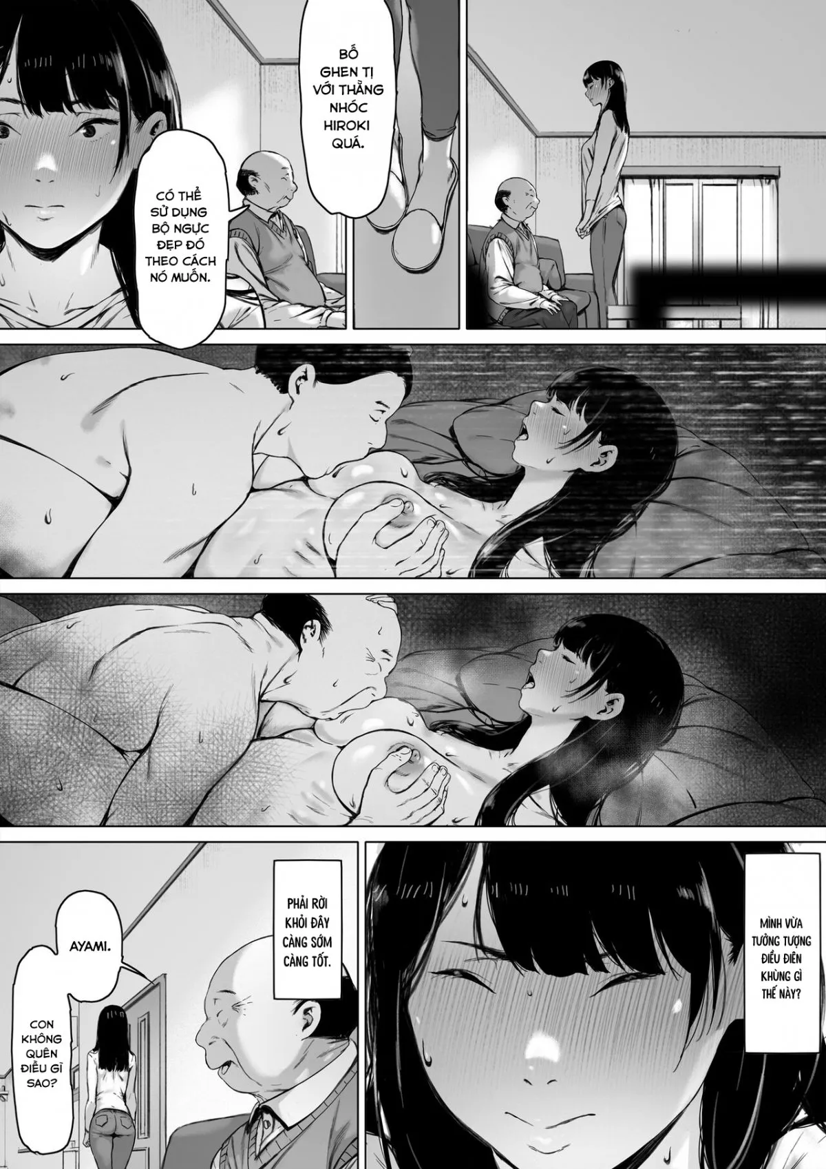 HentaiVN.net - Ảnh 26 - Ánh nhìn của bố chồng [Gifu to Doukyou Suru ni Natta Shiawase na Shinkon Seikatsu o Okuro Hazu datta no ni; 義父と同居することになった 幸せな新婚生活を送るはずだったのに; Now Living with my father-in-law, I was supposed to have a happy newlywed life] - Phần 1 - Chap 1