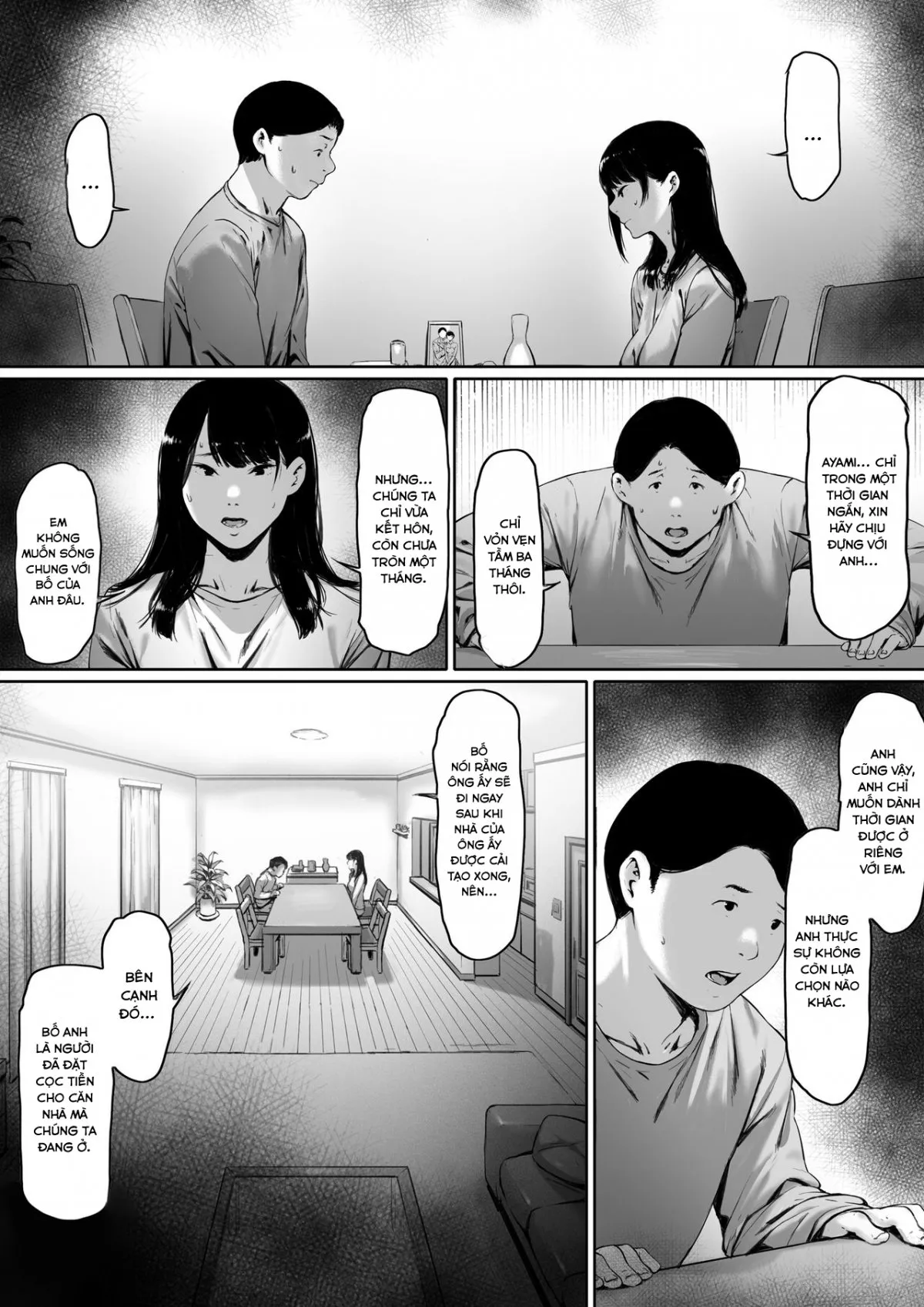 HentaiVN.net - Ảnh 5 - Ánh nhìn của bố chồng [Gifu to Doukyou Suru ni Natta Shiawase na Shinkon Seikatsu o Okuro Hazu datta no ni; 義父と同居することになった 幸せな新婚生活を送るはずだったのに; Now Living with my father-in-law, I was supposed to have a happy newlywed life] - Phần 1 - Chap 1