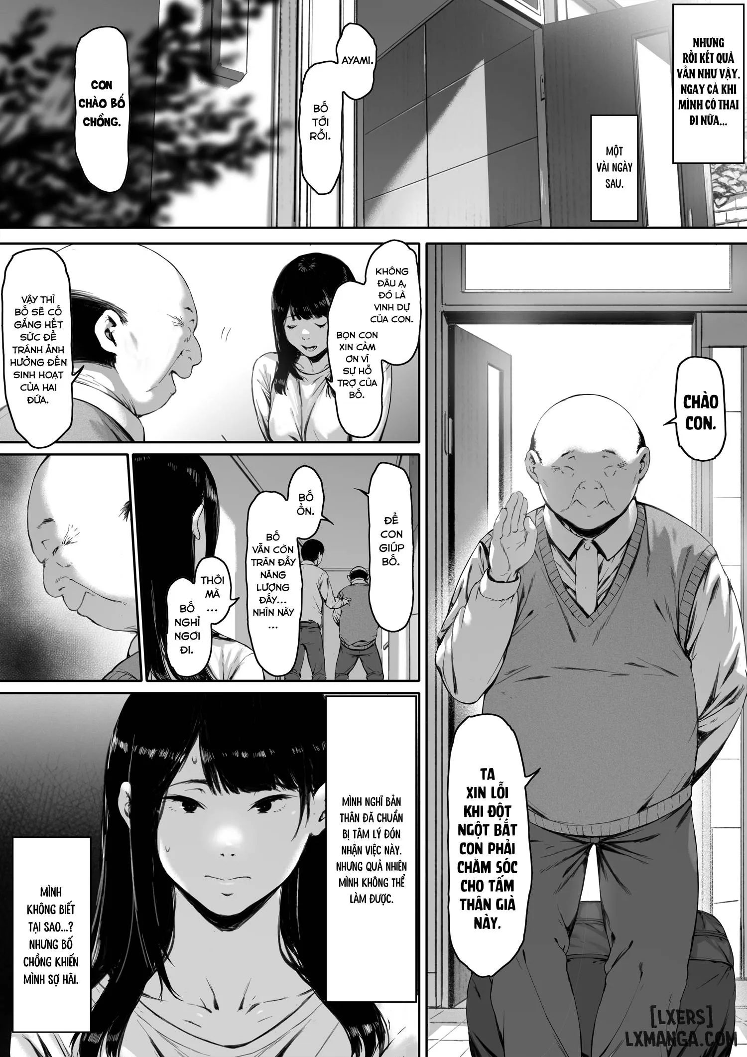 HentaiVN.net - Ảnh 13 - Ánh nhìn của bố chồng [Gifu to Doukyou Suru ni Natta Shiawase na Shinkon Seikatsu o Okuro Hazu datta no ni; 義父と同居することになった 幸せな新婚生活を送るはずだったのに; Now Living with my father-in-law, I was supposed to have a happy newlywed life] - Chapter 1