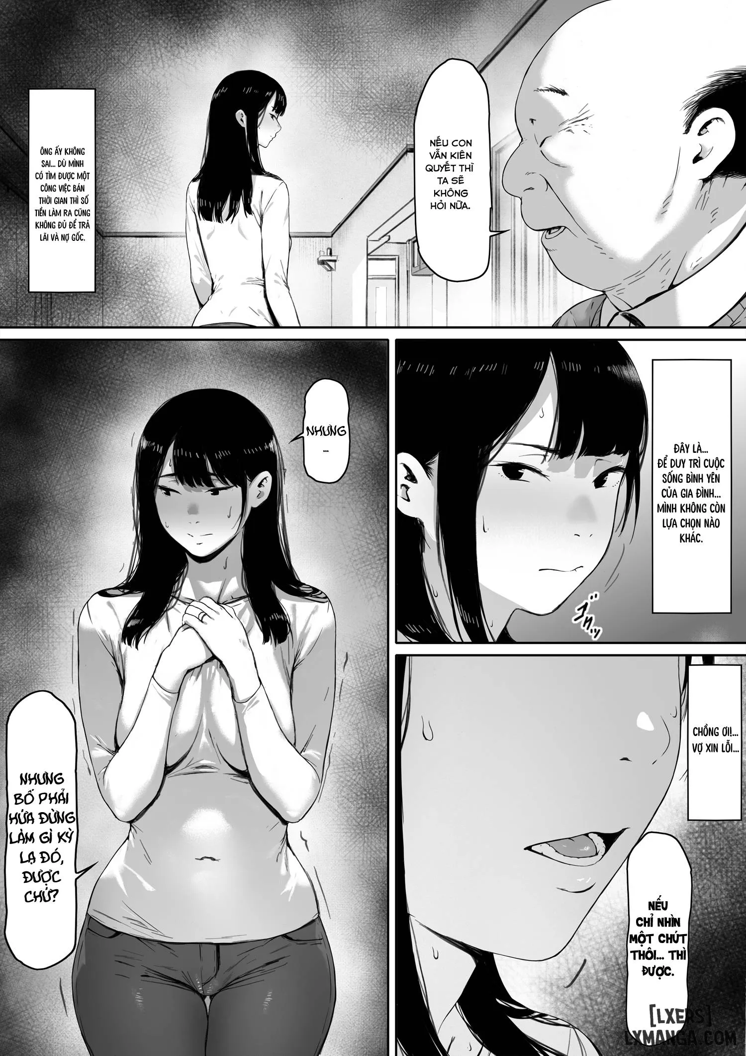 HentaiVN.net - Ảnh 22 - Ánh nhìn của bố chồng [Gifu to Doukyou Suru ni Natta Shiawase na Shinkon Seikatsu o Okuro Hazu datta no ni; 義父と同居することになった 幸せな新婚生活を送るはずだったのに; Now Living with my father-in-law, I was supposed to have a happy newlywed life] - Chapter 1