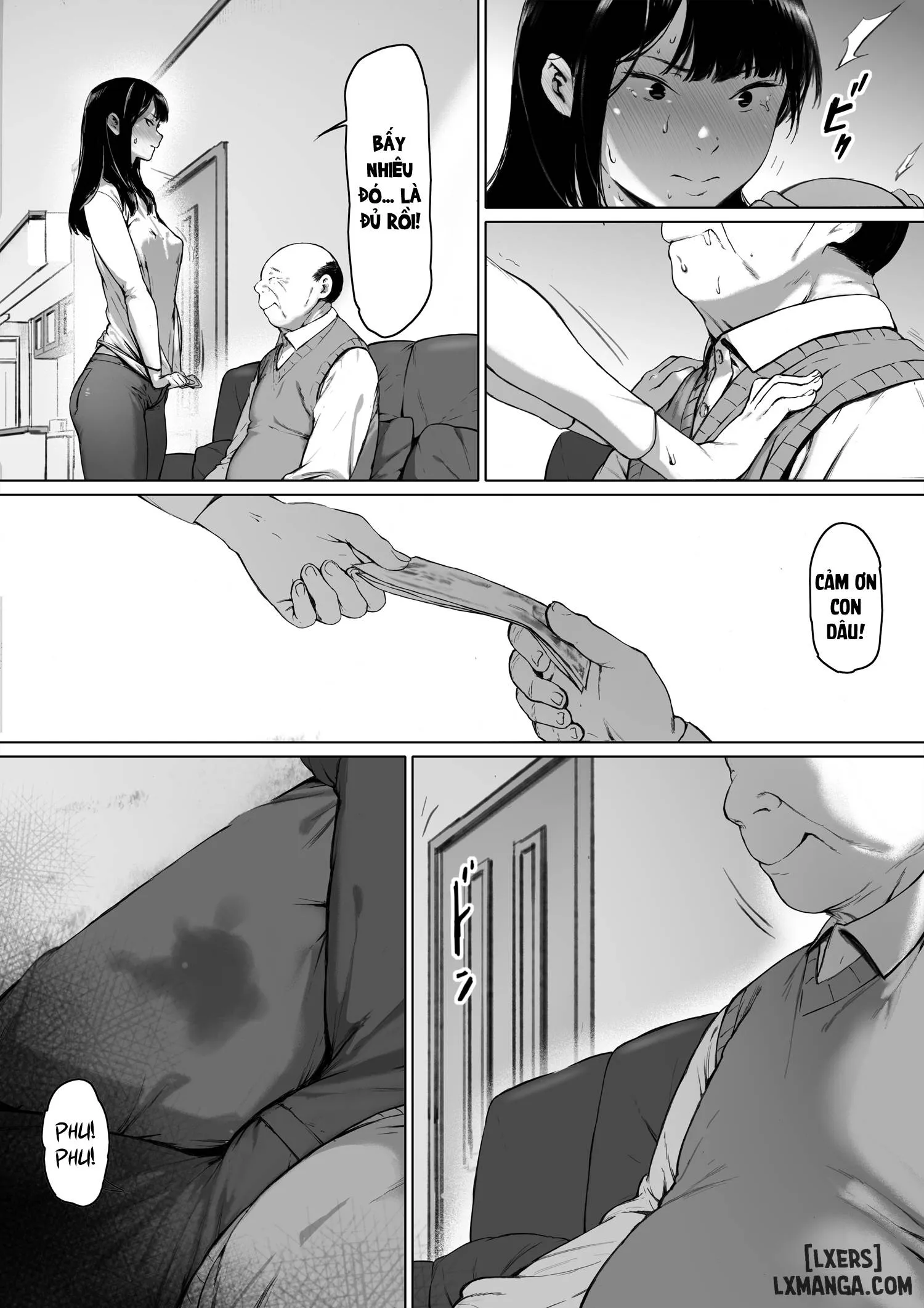 HentaiVN.net - Ảnh 40 - Ánh nhìn của bố chồng [Gifu to Doukyou Suru ni Natta Shiawase na Shinkon Seikatsu o Okuro Hazu datta no ni; 義父と同居することになった 幸せな新婚生活を送るはずだったのに; Now Living with my father-in-law, I was supposed to have a happy newlywed life] - Chapter 1