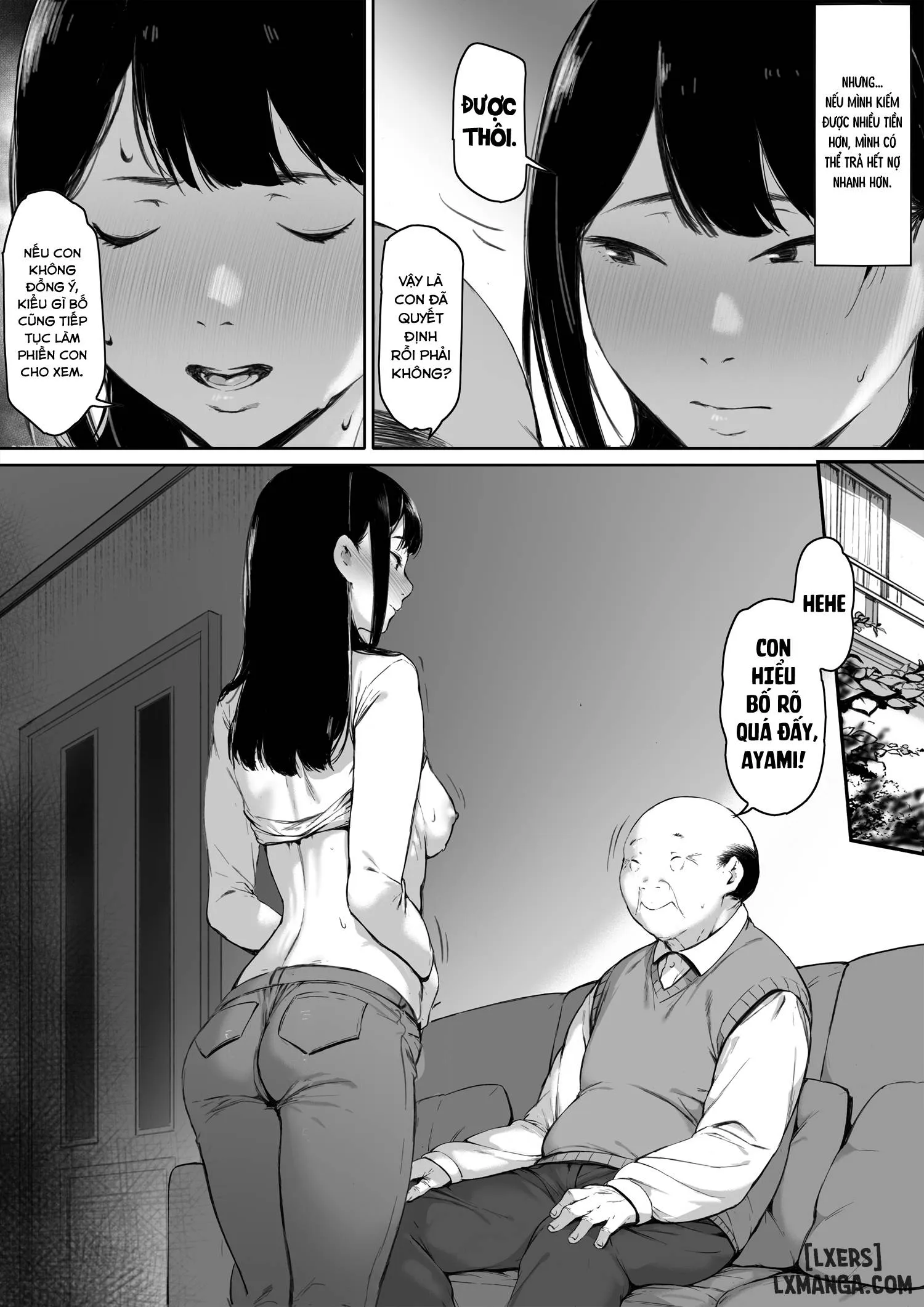 HentaiVN.net - Ảnh 43 - Ánh nhìn của bố chồng [Gifu to Doukyou Suru ni Natta Shiawase na Shinkon Seikatsu o Okuro Hazu datta no ni; 義父と同居することになった 幸せな新婚生活を送るはずだったのに; Now Living with my father-in-law, I was supposed to have a happy newlywed life] - Chapter 1