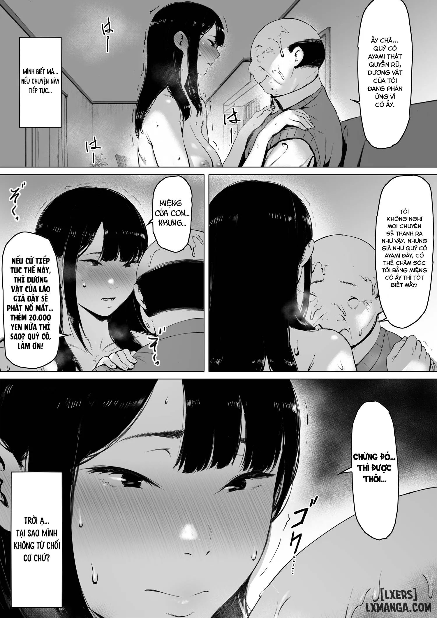 HentaiVN.net - Ảnh 53 - Ánh nhìn của bố chồng [Gifu to Doukyou Suru ni Natta Shiawase na Shinkon Seikatsu o Okuro Hazu datta no ni; 義父と同居することになった 幸せな新婚生活を送るはずだったのに; Now Living with my father-in-law, I was supposed to have a happy newlywed life] - Chapter 1