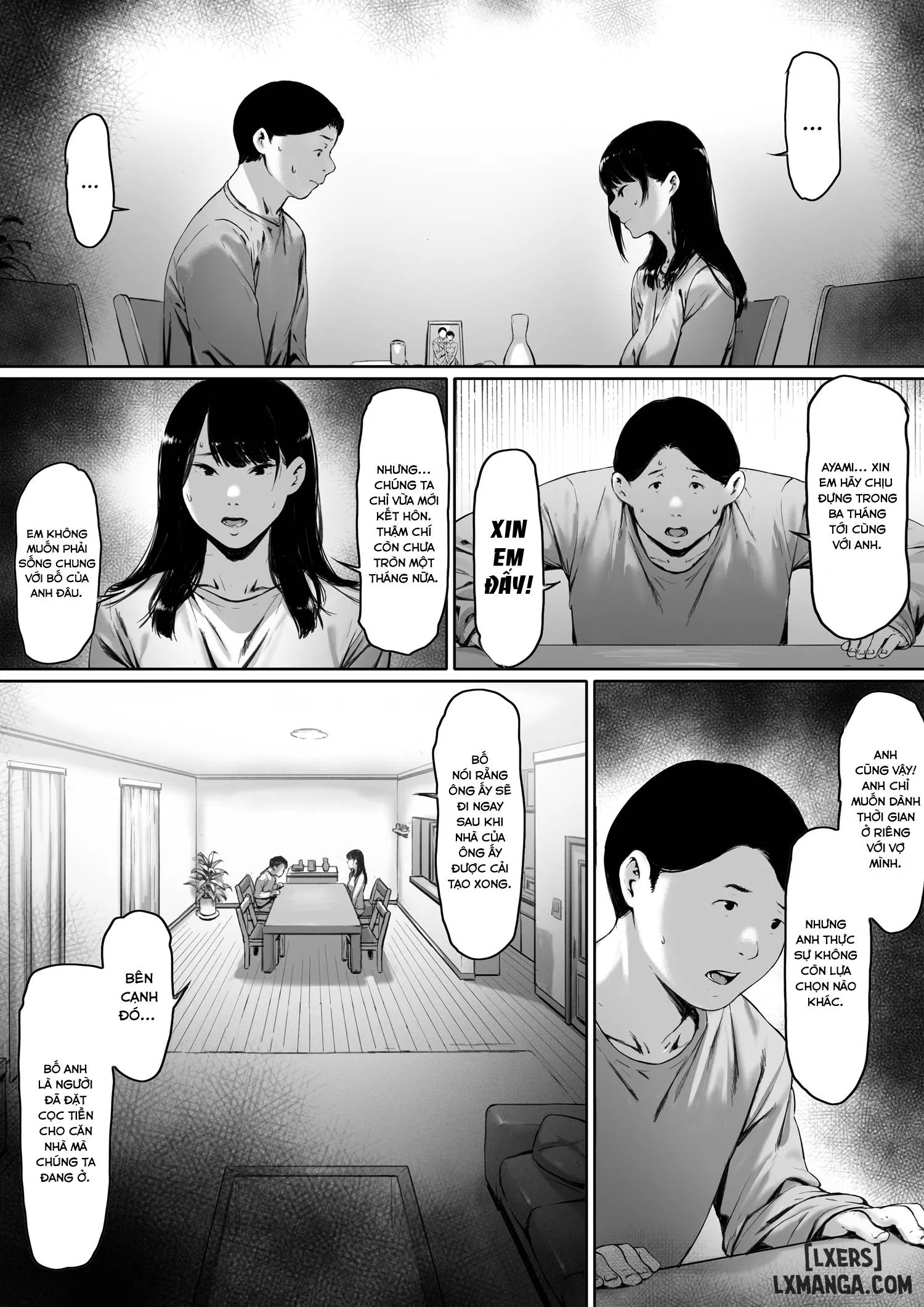 HentaiVN.net - Ảnh 6 - Ánh nhìn của bố chồng [Gifu to Doukyou Suru ni Natta Shiawase na Shinkon Seikatsu o Okuro Hazu datta no ni; 義父と同居することになった 幸せな新婚生活を送るはずだったのに; Now Living with my father-in-law, I was supposed to have a happy newlywed life] - Chapter 1