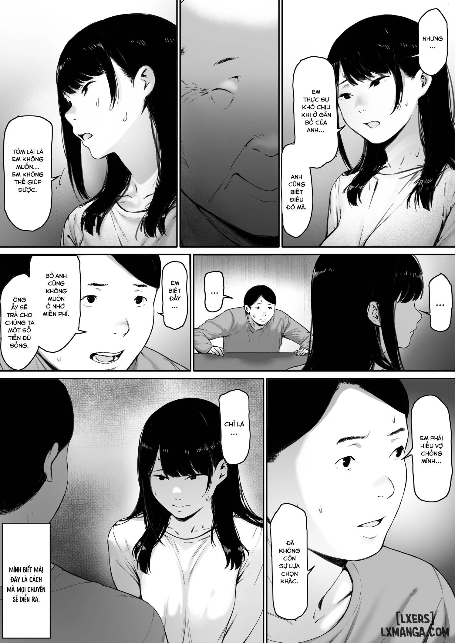 HentaiVN.net - Ảnh 7 - Ánh nhìn của bố chồng [Gifu to Doukyou Suru ni Natta Shiawase na Shinkon Seikatsu o Okuro Hazu datta no ni; 義父と同居することになった 幸せな新婚生活を送るはずだったのに; Now Living with my father-in-law, I was supposed to have a happy newlywed life] - Chapter 1