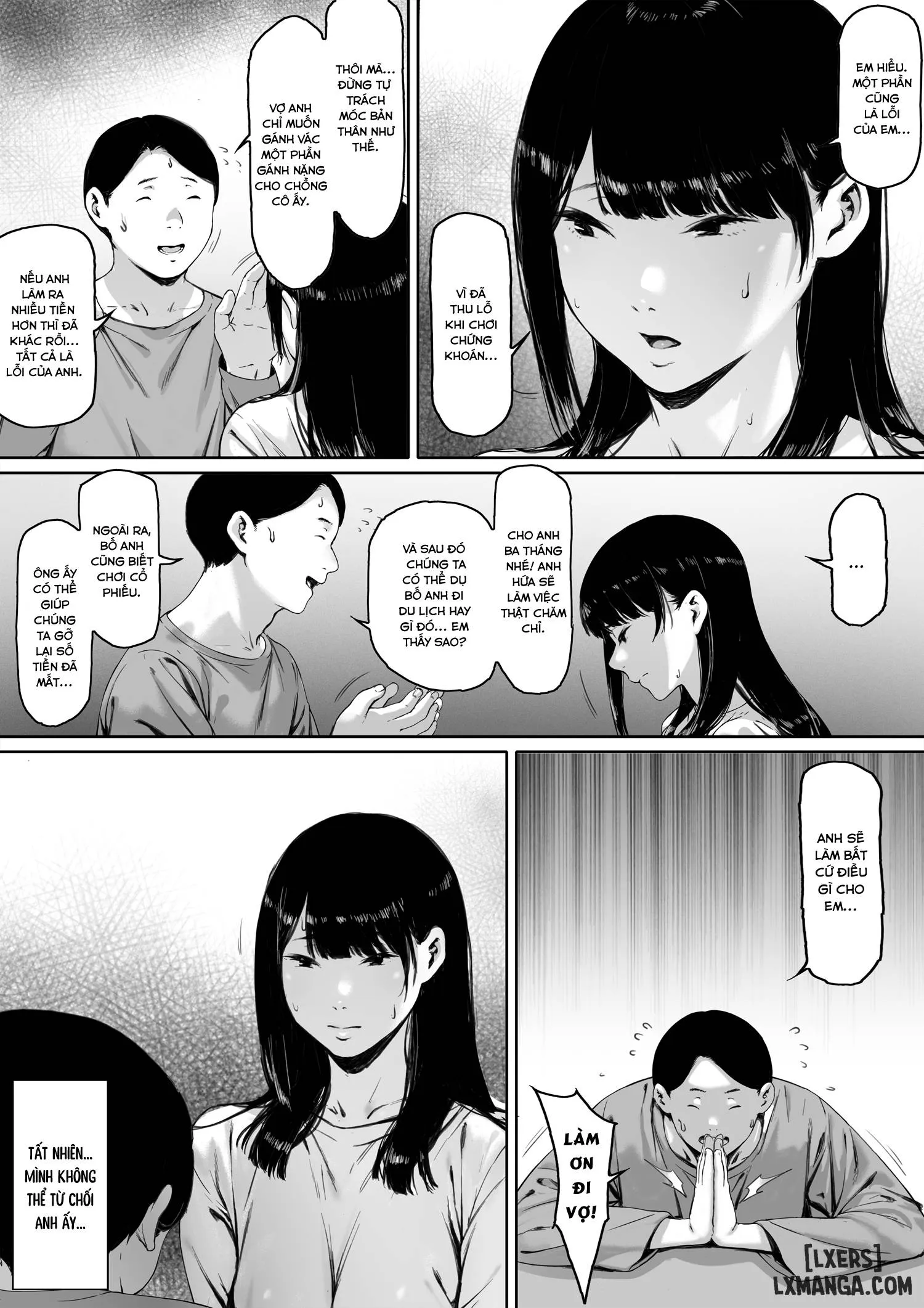 HentaiVN.net - Ảnh 8 - Ánh nhìn của bố chồng [Gifu to Doukyou Suru ni Natta Shiawase na Shinkon Seikatsu o Okuro Hazu datta no ni; 義父と同居することになった 幸せな新婚生活を送るはずだったのに; Now Living with my father-in-law, I was supposed to have a happy newlywed life] - Chapter 1
