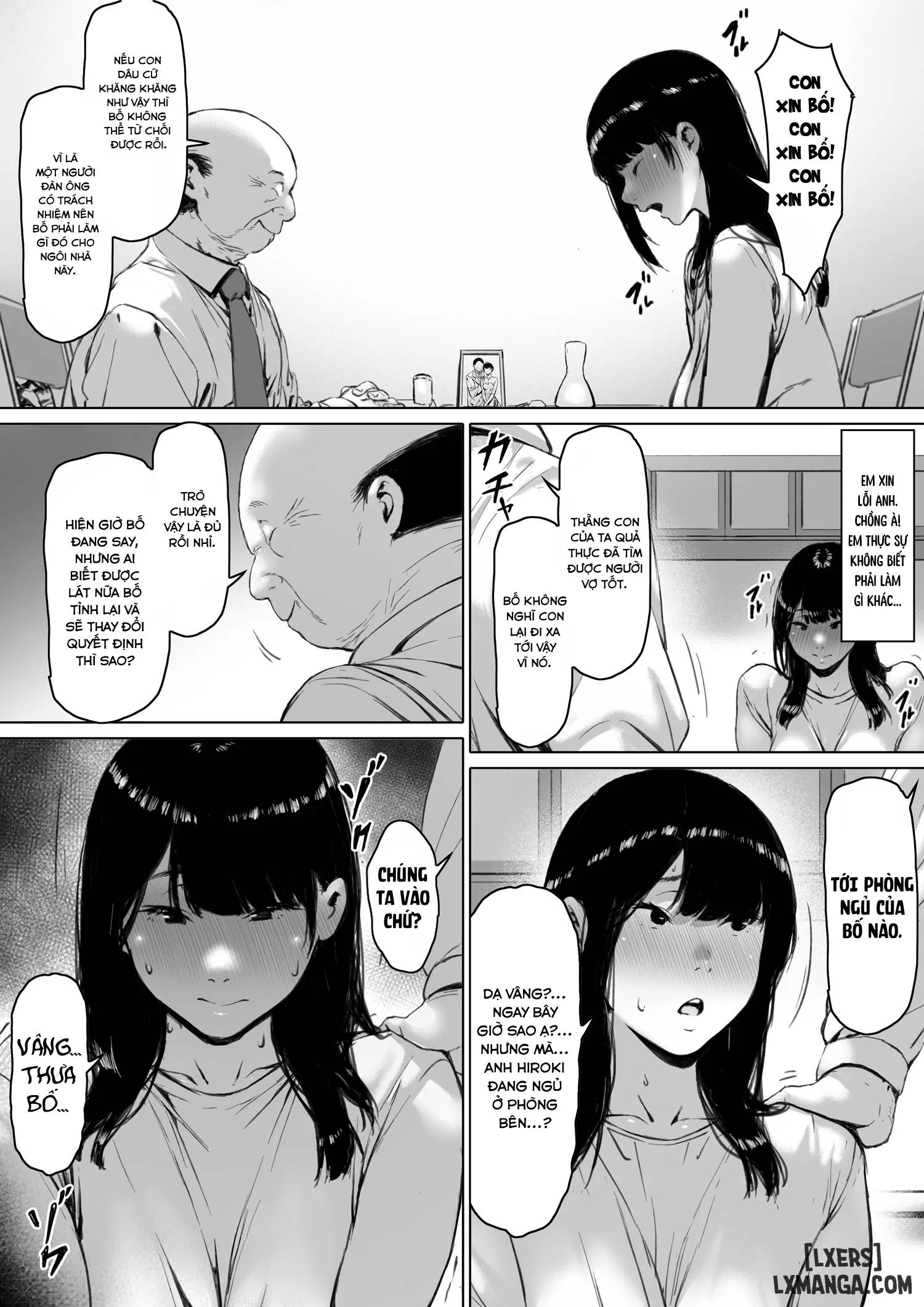 HentaiVN.net - Ảnh 95 - Ánh nhìn của bố chồng [Gifu to Doukyou Suru ni Natta Shiawase na Shinkon Seikatsu o Okuro Hazu datta no ni; 義父と同居することになった 幸せな新婚生活を送るはずだったのに; Now Living with my father-in-law, I was supposed to have a happy newlywed life] - Chapter 1