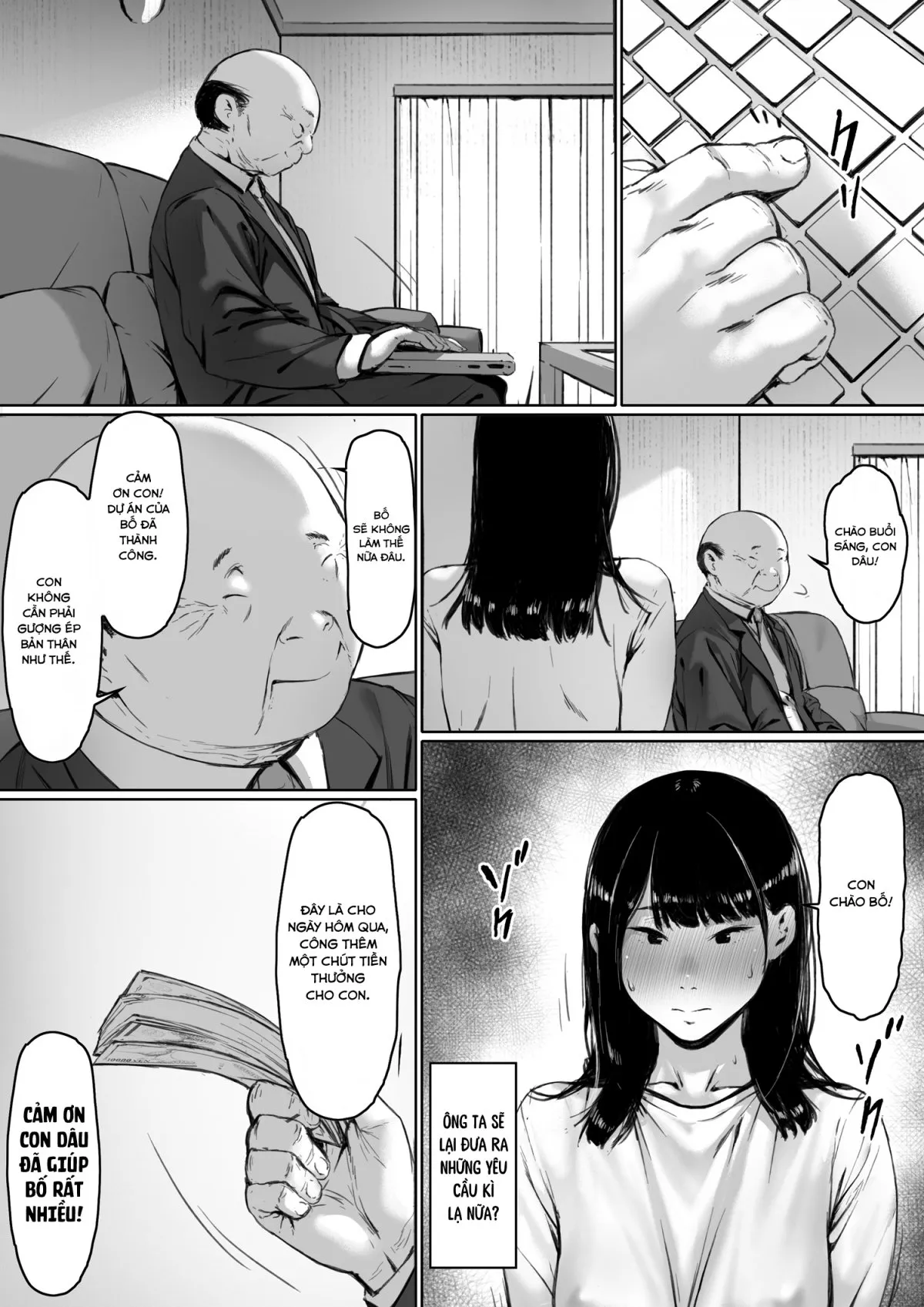 HentaiVN.net - Ảnh 39 - Ánh nhìn của bố chồng [Gifu to Doukyou Suru ni Natta Shiawase na Shinkon Seikatsu o Okuro Hazu datta no ni; 義父と同居することになった 幸せな新婚生活を送るはずだったのに; Now Living with my father-in-law, I was supposed to have a happy newlywed life] - Phần 1 - Chap 2