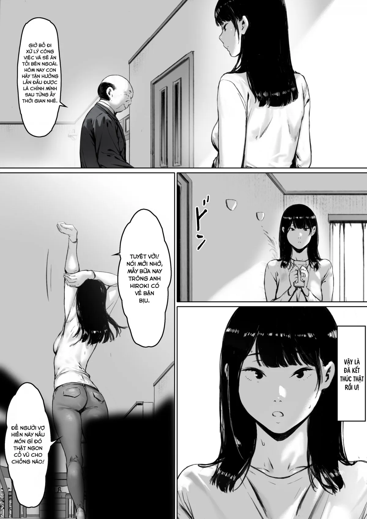 HentaiVN.net - Ảnh 40 - Ánh nhìn của bố chồng [Gifu to Doukyou Suru ni Natta Shiawase na Shinkon Seikatsu o Okuro Hazu datta no ni; 義父と同居することになった 幸せな新婚生活を送るはずだったのに; Now Living with my father-in-law, I was supposed to have a happy newlywed life] - Phần 1 - Chap 2