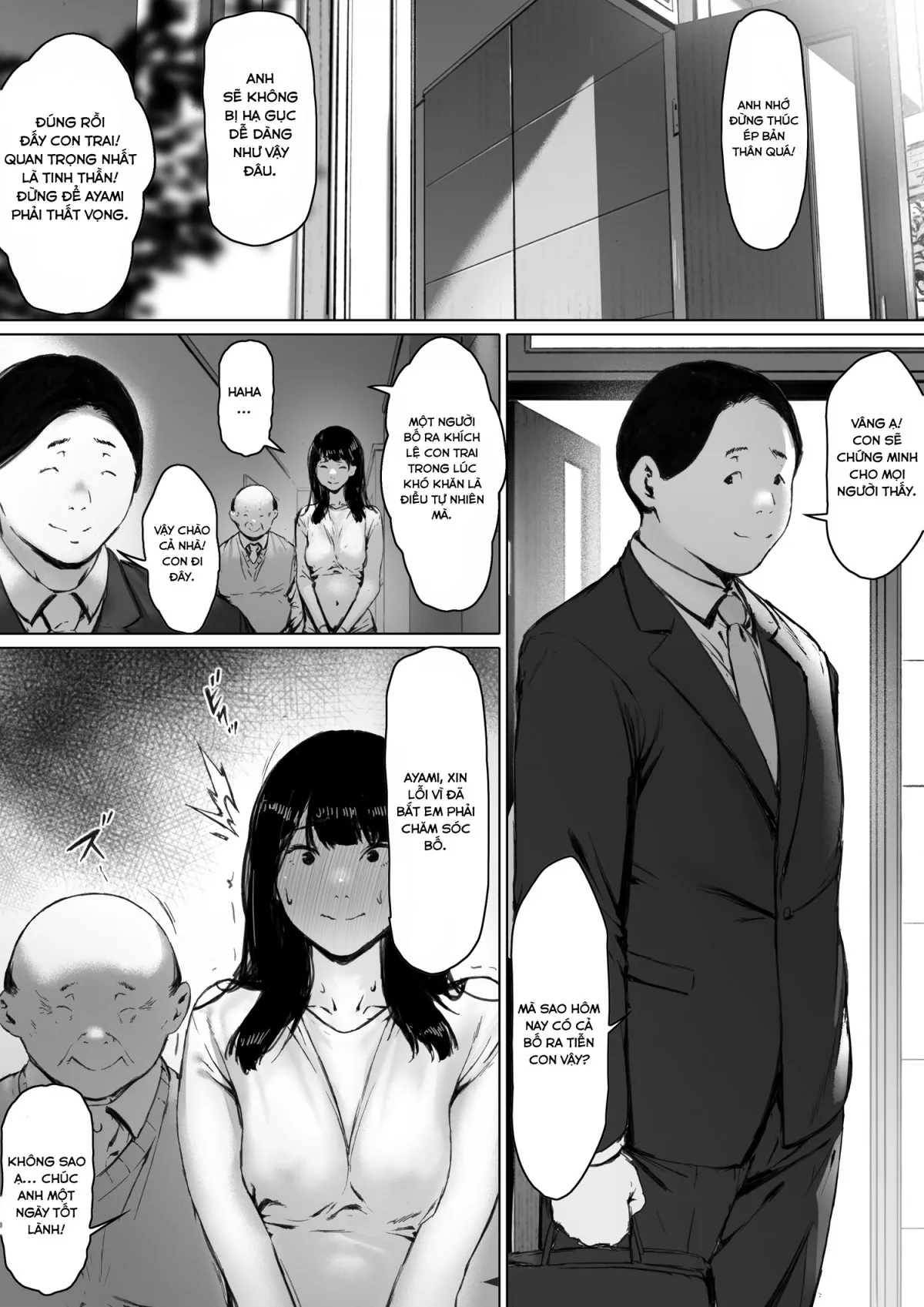 HentaiVN.net - Ảnh 44 - Ánh nhìn của bố chồng [Gifu to Doukyou Suru ni Natta Shiawase na Shinkon Seikatsu o Okuro Hazu datta no ni; 義父と同居することになった 幸せな新婚生活を送るはずだったのに; Now Living with my father-in-law, I was supposed to have a happy newlywed life] - Phần 1 - Chap 3 (END)