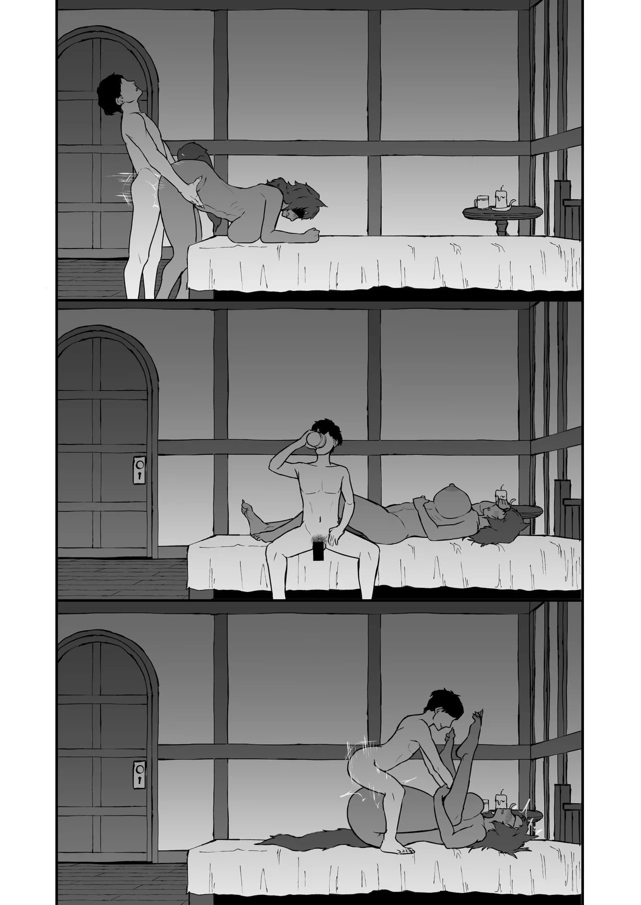 HentaiVN.net - Ảnh 30 - Sex Tame -Ookami Juujin- | Sex Tame -Wolf Girl - Chap 1