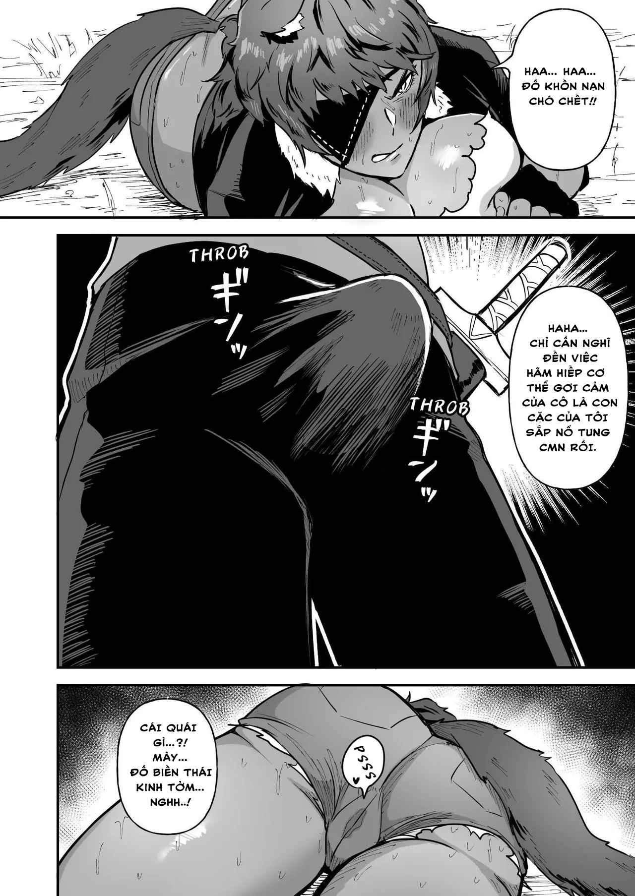 HentaiVN.net - Ảnh 9 - Sex Tame -Ookami Juujin- | Sex Tame -Wolf Girl - Chap 1