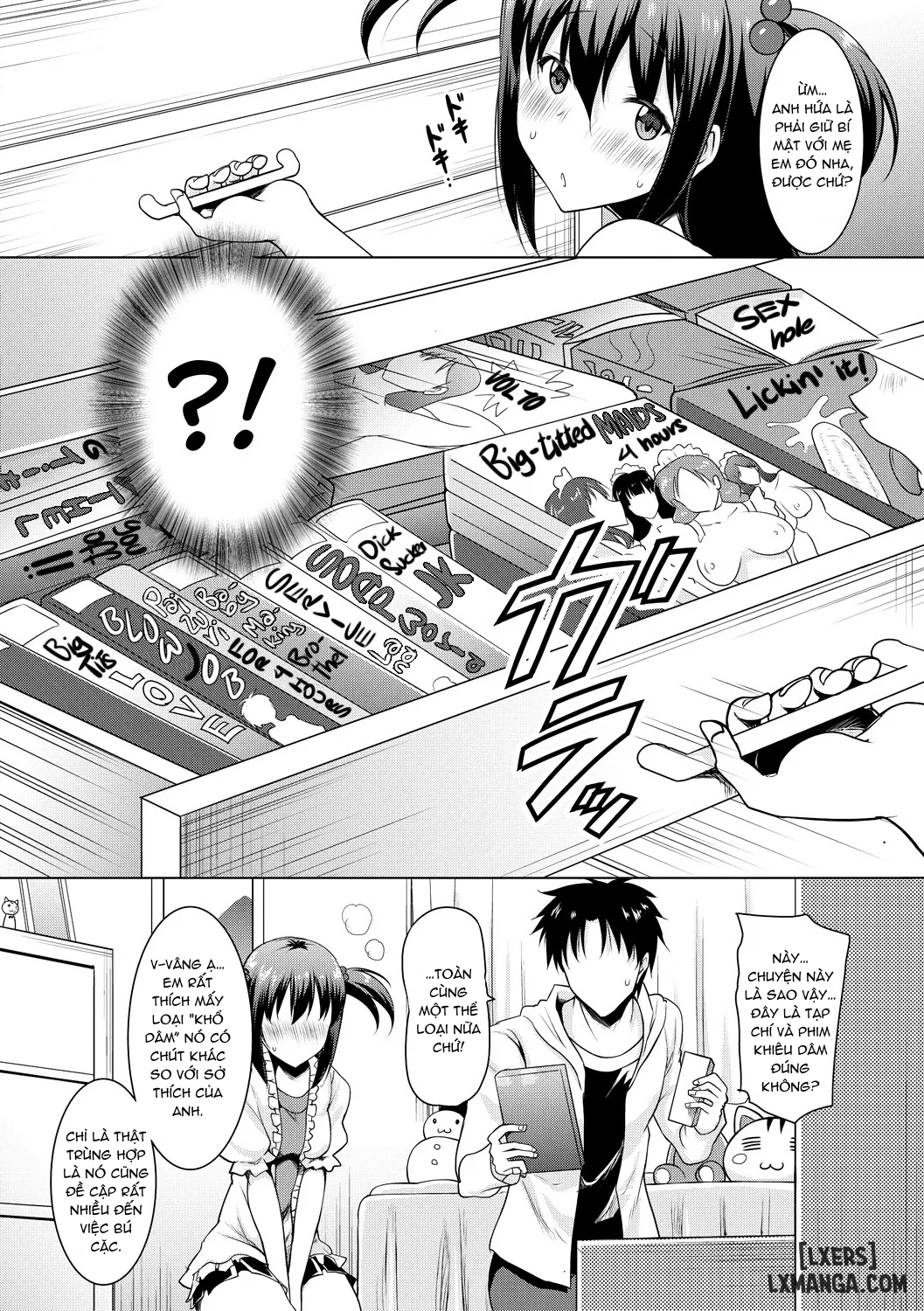 HentaiVN.net - Ảnh 10 - Kyonyuu Oyako no Shita to Shikyuu ni Renzoku Shasei - Chap 1