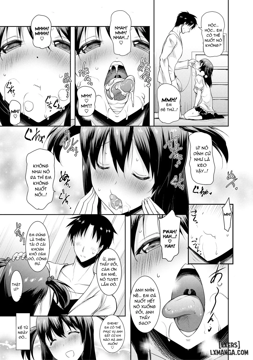 HentaiVN.net - Ảnh 21 - Kyonyuu Oyako no Shita to Shikyuu ni Renzoku Shasei - Chap 1
