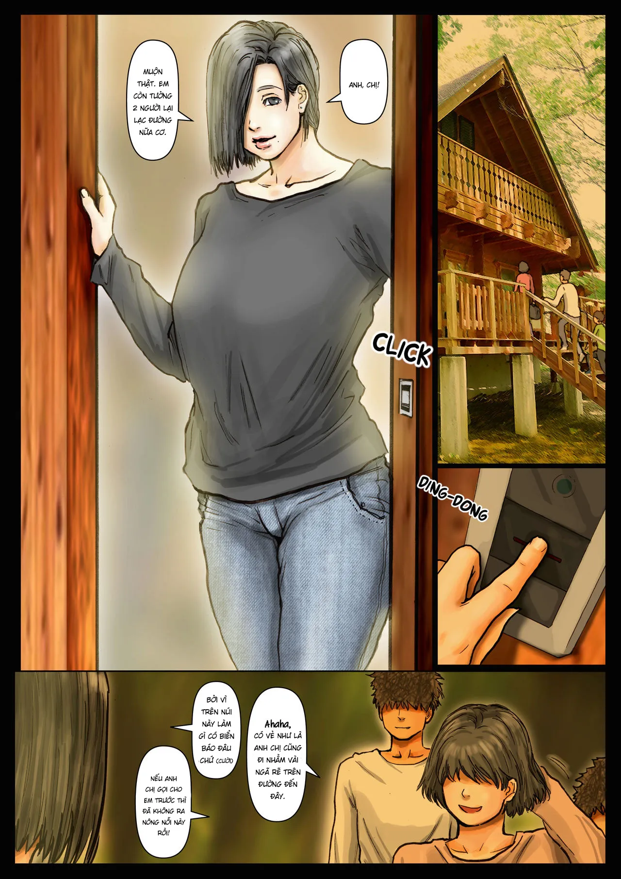 HentaiVN.net - Ảnh 3 - Dì tôi ♡ [Oba-san no Karada ga Kimochiyo Sugiru kara; Boku no Oba-san wa Chou Meiki Datta~] - Chap 1