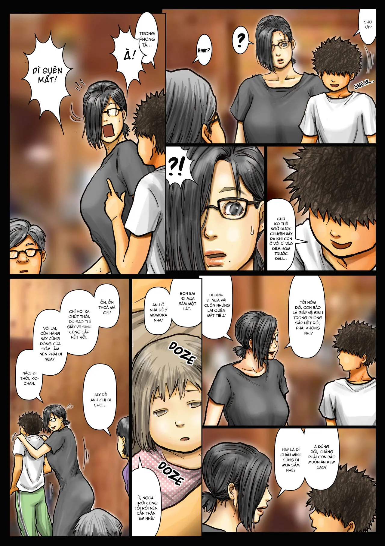 HentaiVN.net - Ảnh 4 - Dì tôi ♡ [Oba-san no Karada ga Kimochiyo Sugiru kara; Boku no Oba-san wa Chou Meiki Datta~] - Chap 3