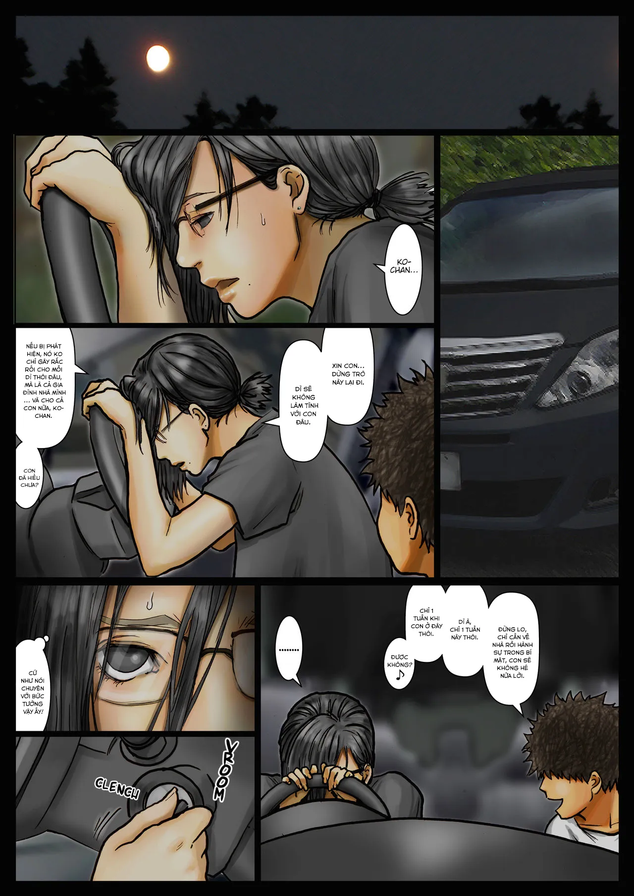 HentaiVN.net - Ảnh 5 - Dì tôi ♡ [Oba-san no Karada ga Kimochiyo Sugiru kara; Boku no Oba-san wa Chou Meiki Datta~] - Chap 3