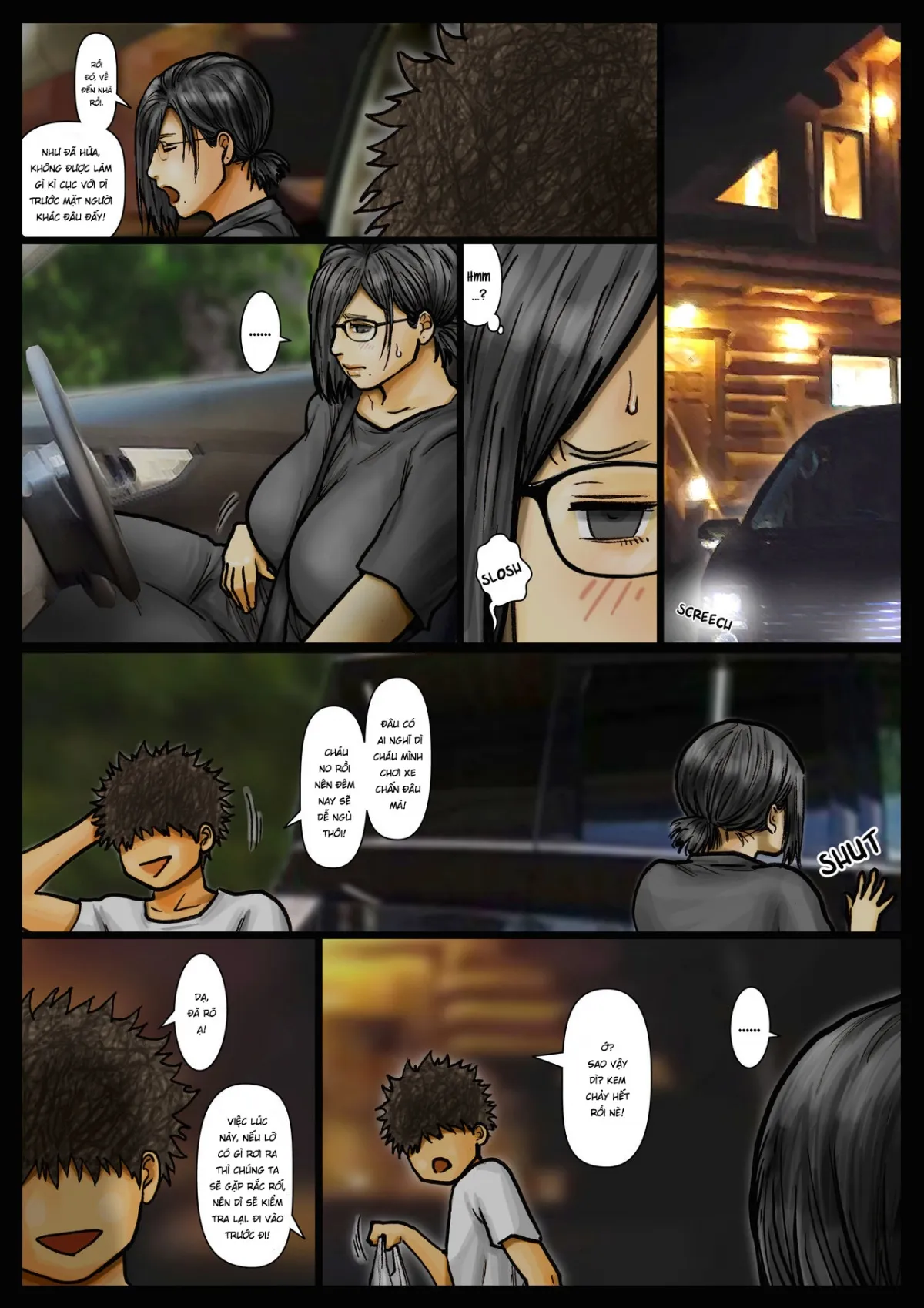 HentaiVN.net - Ảnh 12 - Dì tôi ♡ [Oba-san no Karada ga Kimochiyo Sugiru kara; Boku no Oba-san wa Chou Meiki Datta~] - Chap 4