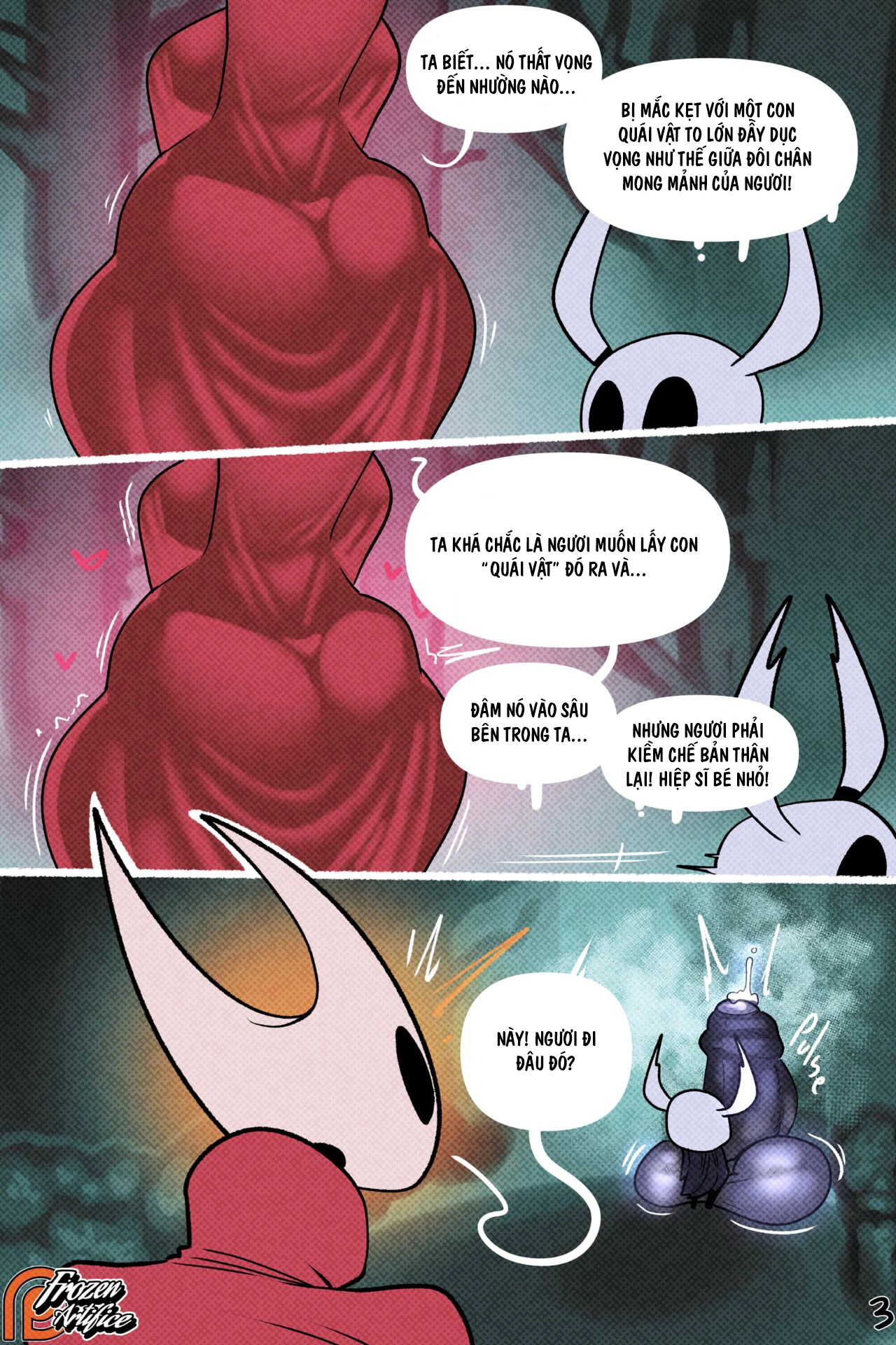 HentaiVN.net - Ảnh 4 - Đừng có làm phiền tôi - Hollow Knight - OneShot