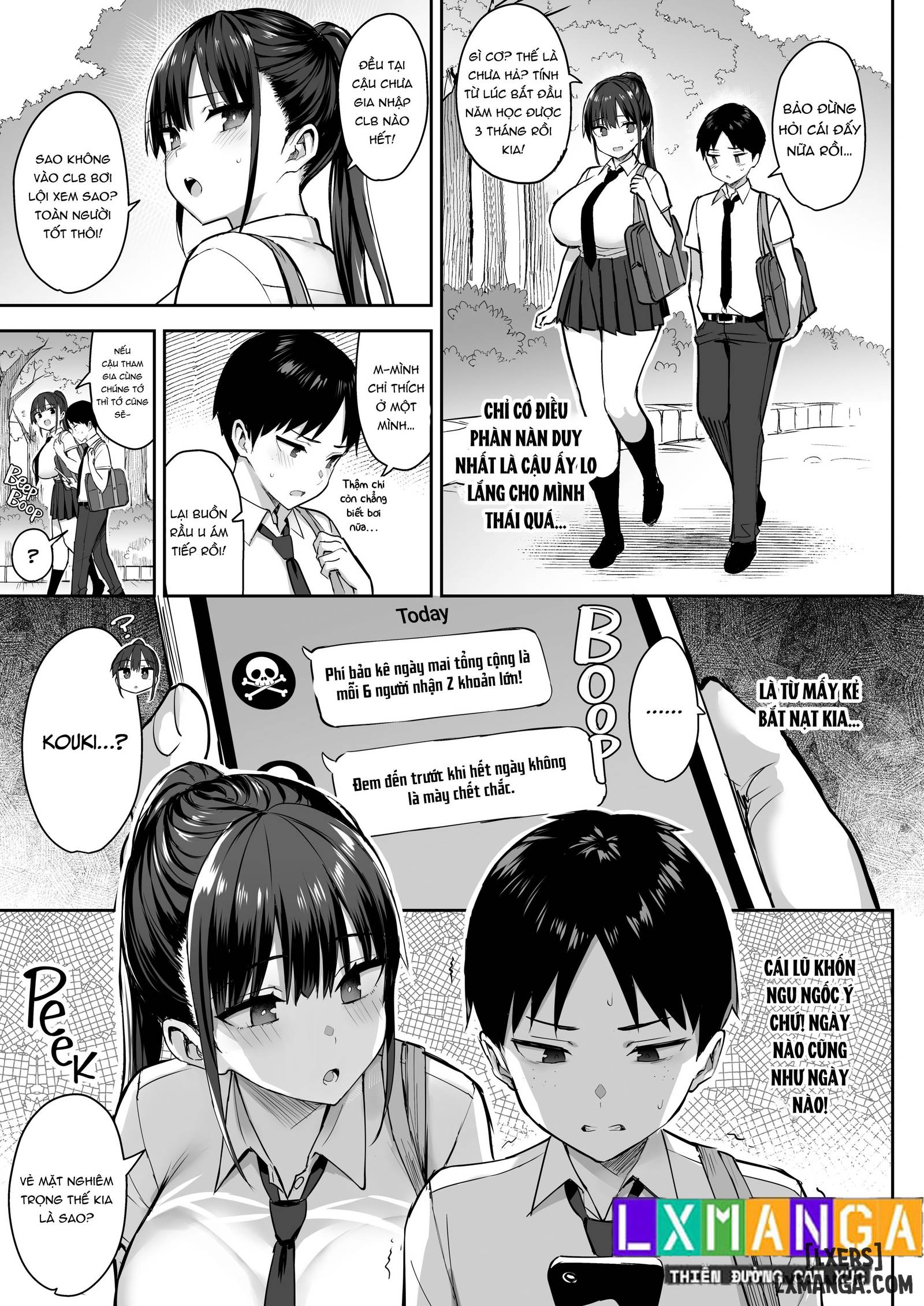 HentaiVN.net - Ảnh 4 - She Sold Herself Out to Save Me From Bullying - Chapter 1