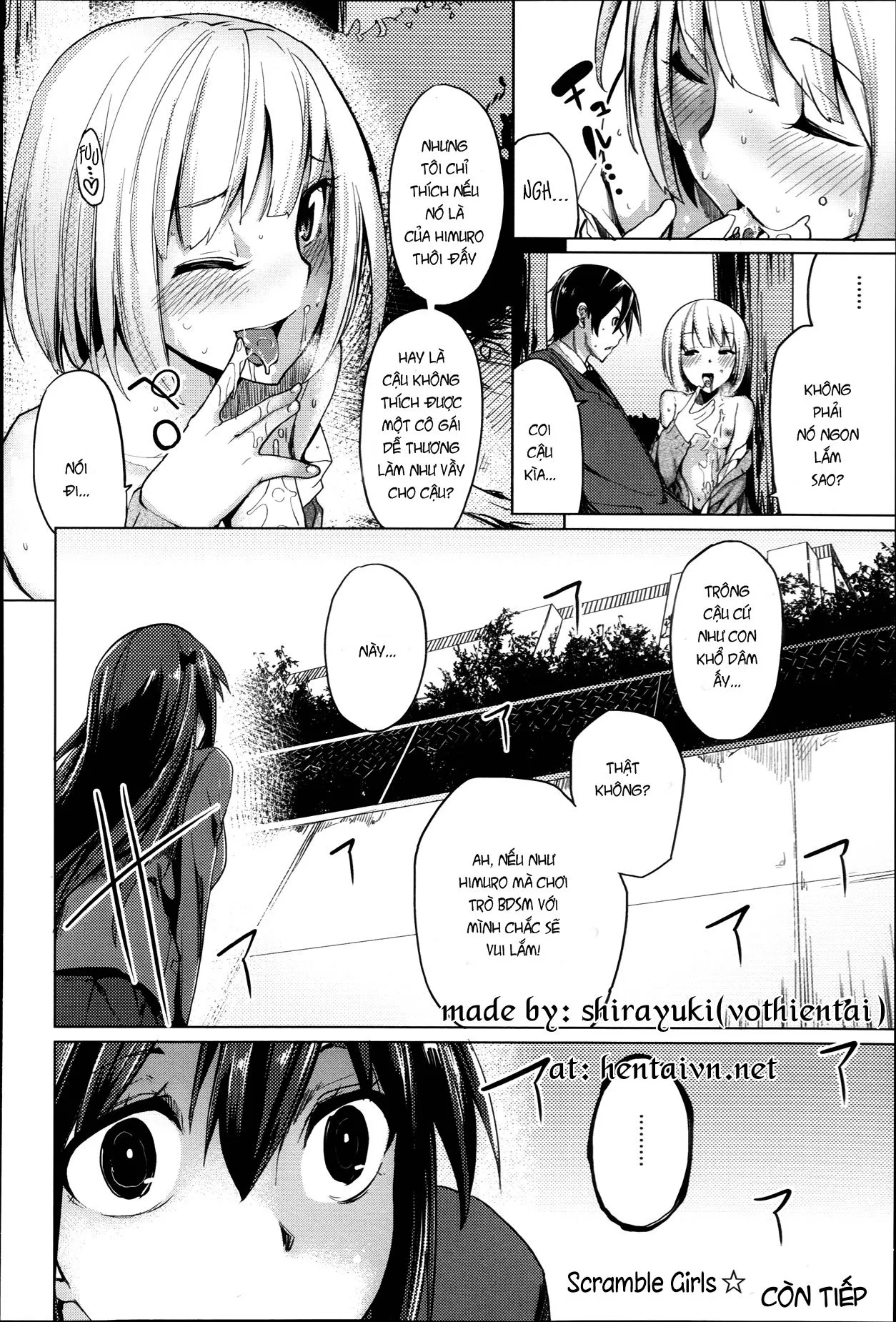 HentaiVN.net - Ảnh 18 - Em gái và bạn gái, bạn chọn ai? [Ubai'ai Girls; Scramble Girls] - Chap 1