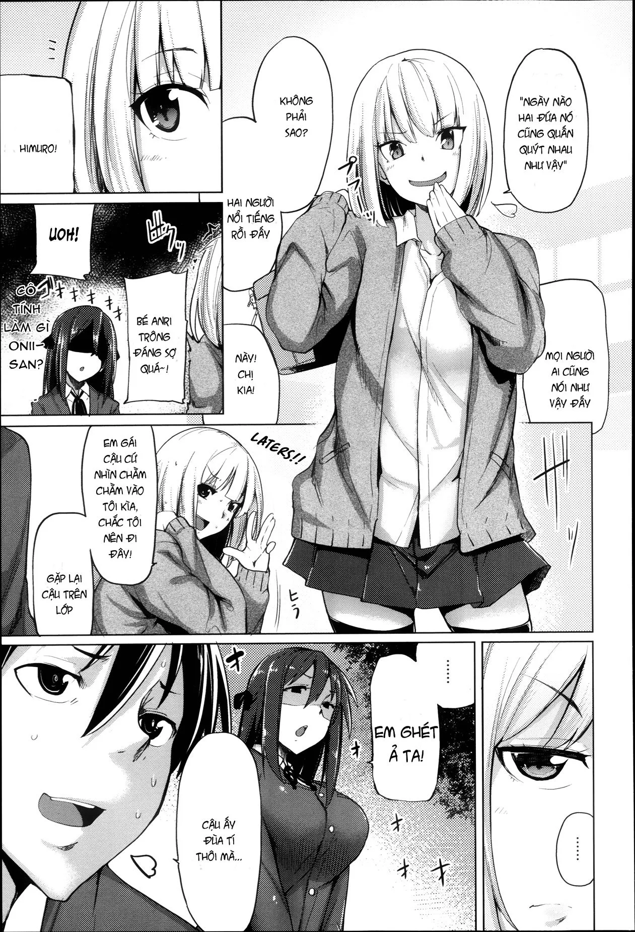 HentaiVN.net - Ảnh 3 - Em gái và bạn gái, bạn chọn ai? [Ubai'ai Girls; Scramble Girls] - Chap 1