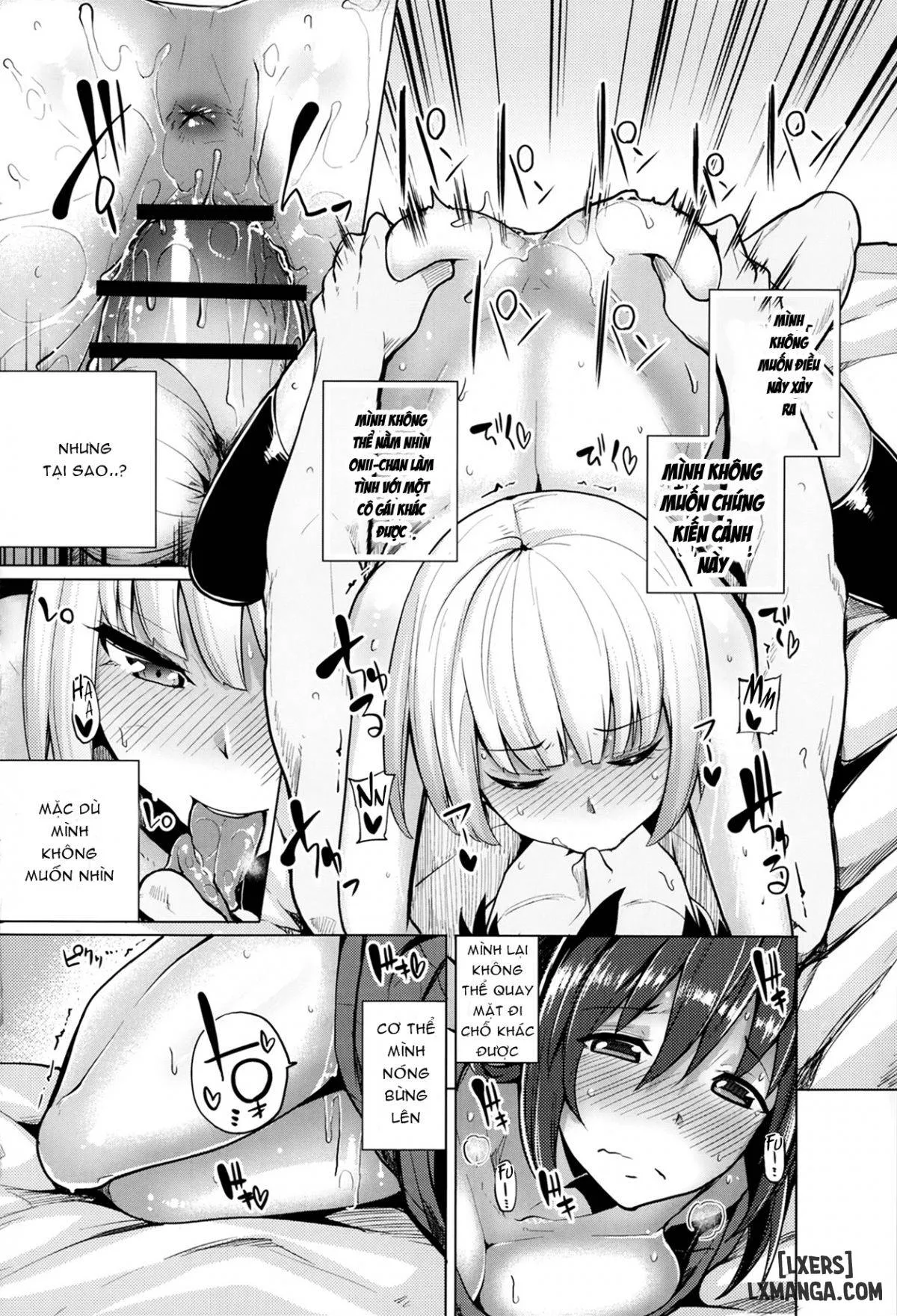 HentaiVN.net - Ảnh 9 - Em gái và bạn gái, bạn chọn ai? [Ubai'ai Girls; Scramble Girls] - Chapter 3 END
